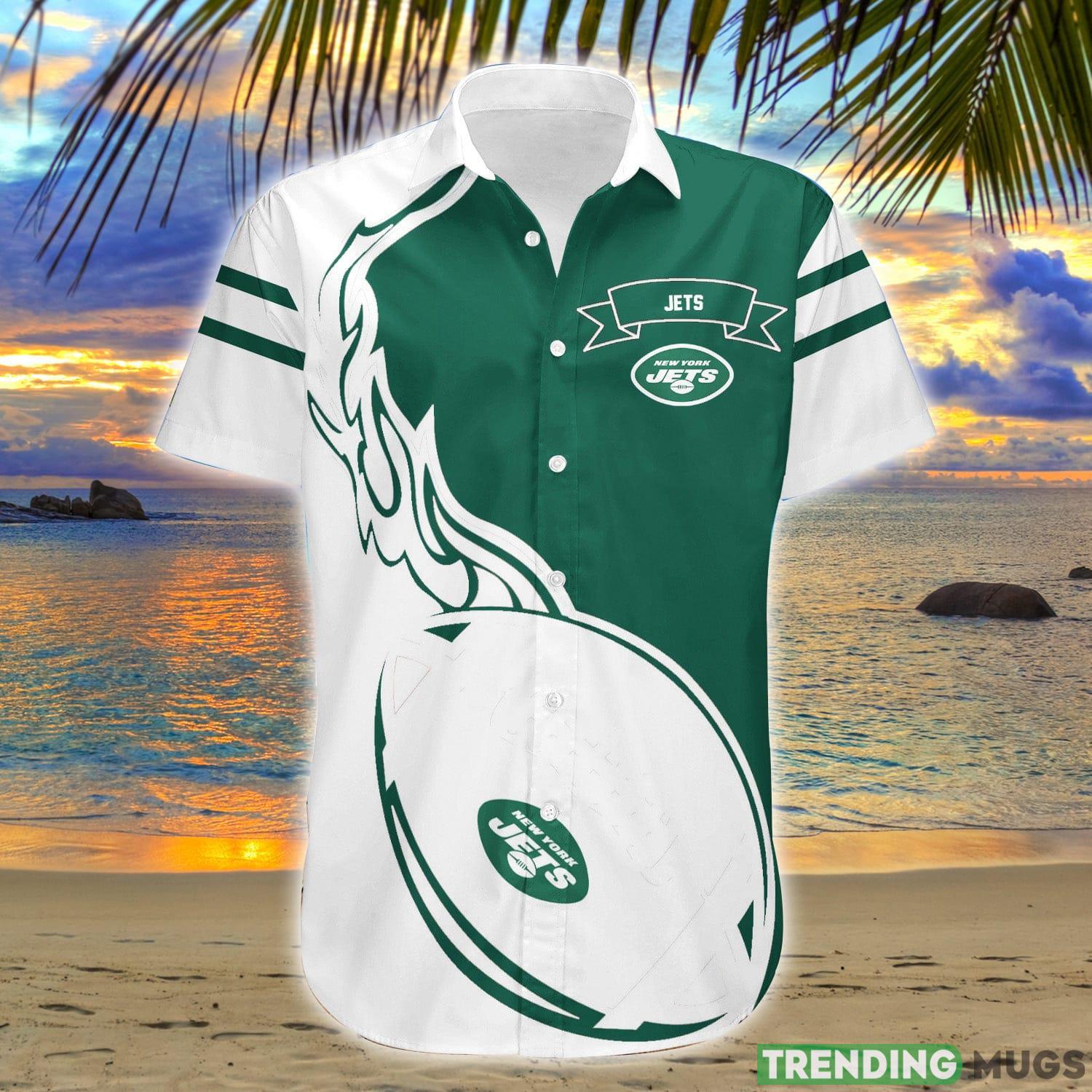 New York Jets NFL Flame Ball Hawaiian Shirt For Fans Product Photo 1 New York Jets NFL Flame Ball Hawaiian Shirt For Fans Product Photo 1