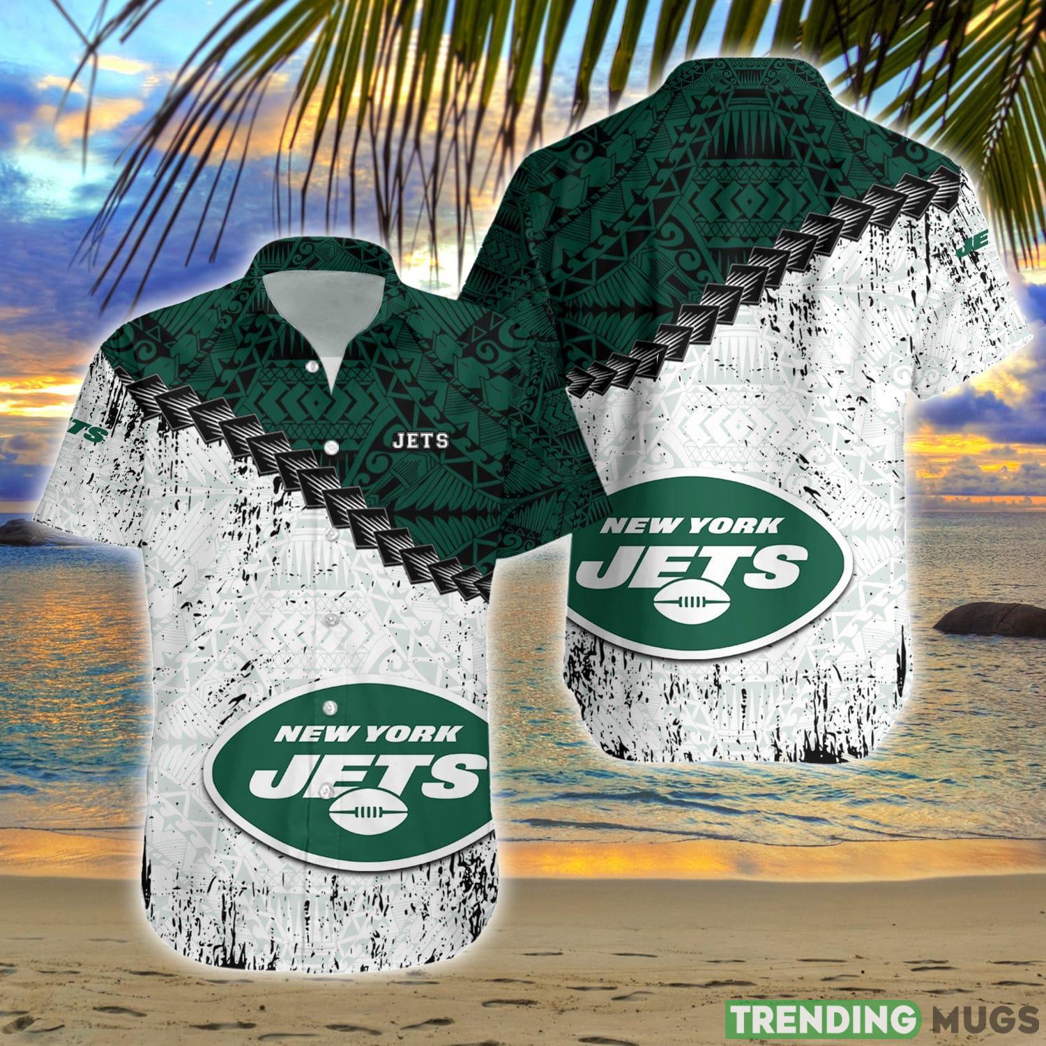 New York Jets NFL Polynesian Tattoo Hawaiian Shirt Summer Gift For Fans Hawaiian Shirt New York Jets NFL Polynesian Tattoo Hawaiian Shirt Summer Gift For Fans Hawaiian Shirt