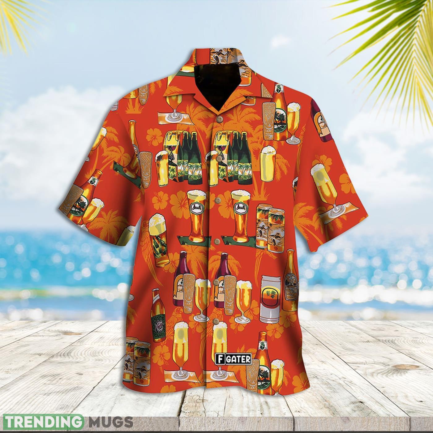 Orange Hawaiian Shirt Enjoy Drinking Beer Hawaiian Shirt Product Photo 1 Orange Hawaiian Shirt Enjoy Drinking Beer Hawaiian Shirt Product Photo 1
