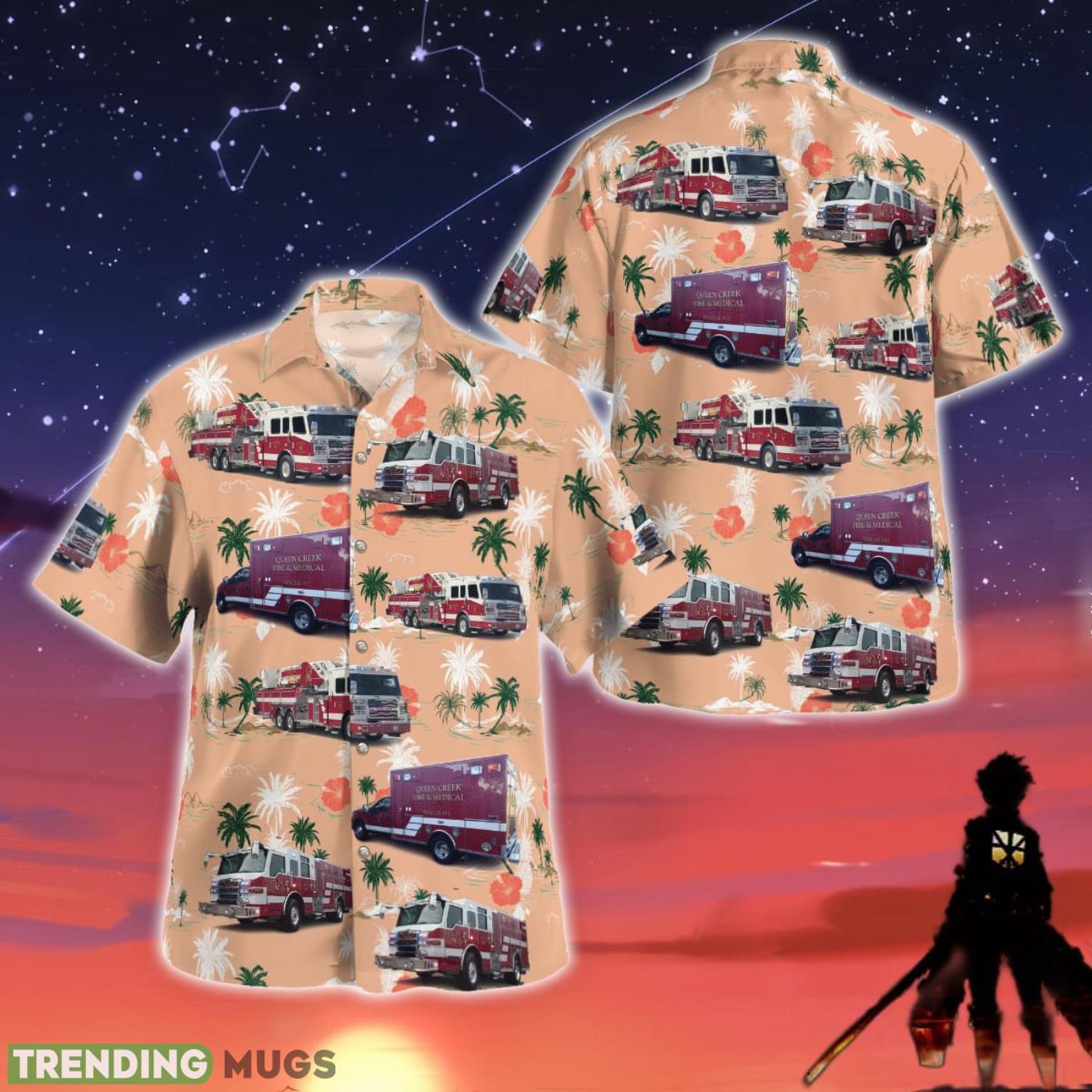 Queen Creek Fire & Medical Queen Creek Arizona Hawaiian Shirt Beach Gift Product Photo 1 Queen Creek Fire & Medical Queen Creek Arizona Hawaiian Shirt Beach Gift Product Photo 1