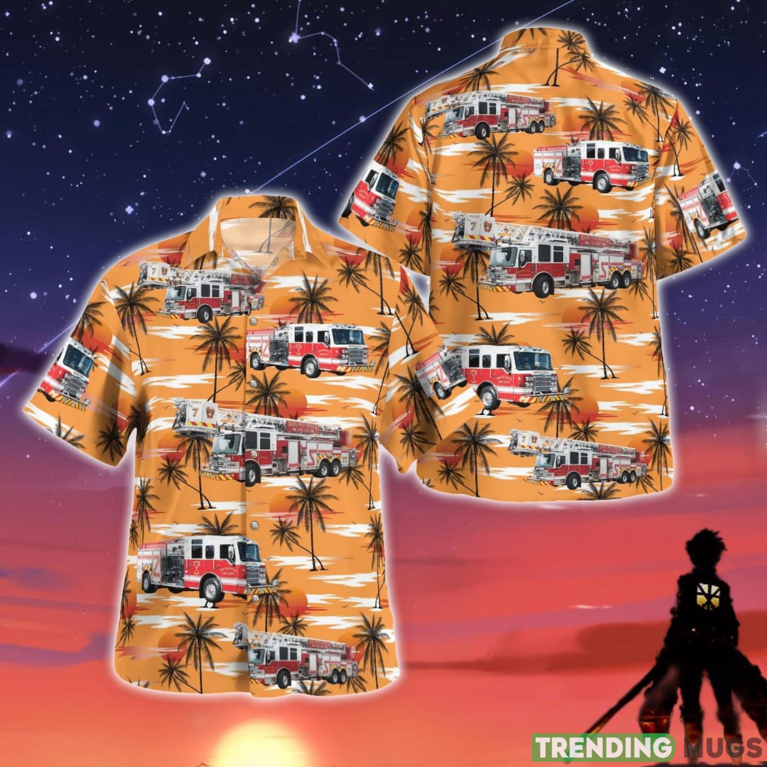 Round Rock Texas Round Rock Fire Department 3D Hawaiian Shirt Product Photo 1 Round Rock Texas Round Rock Fire Department 3D Hawaiian Shirt Product Photo 1