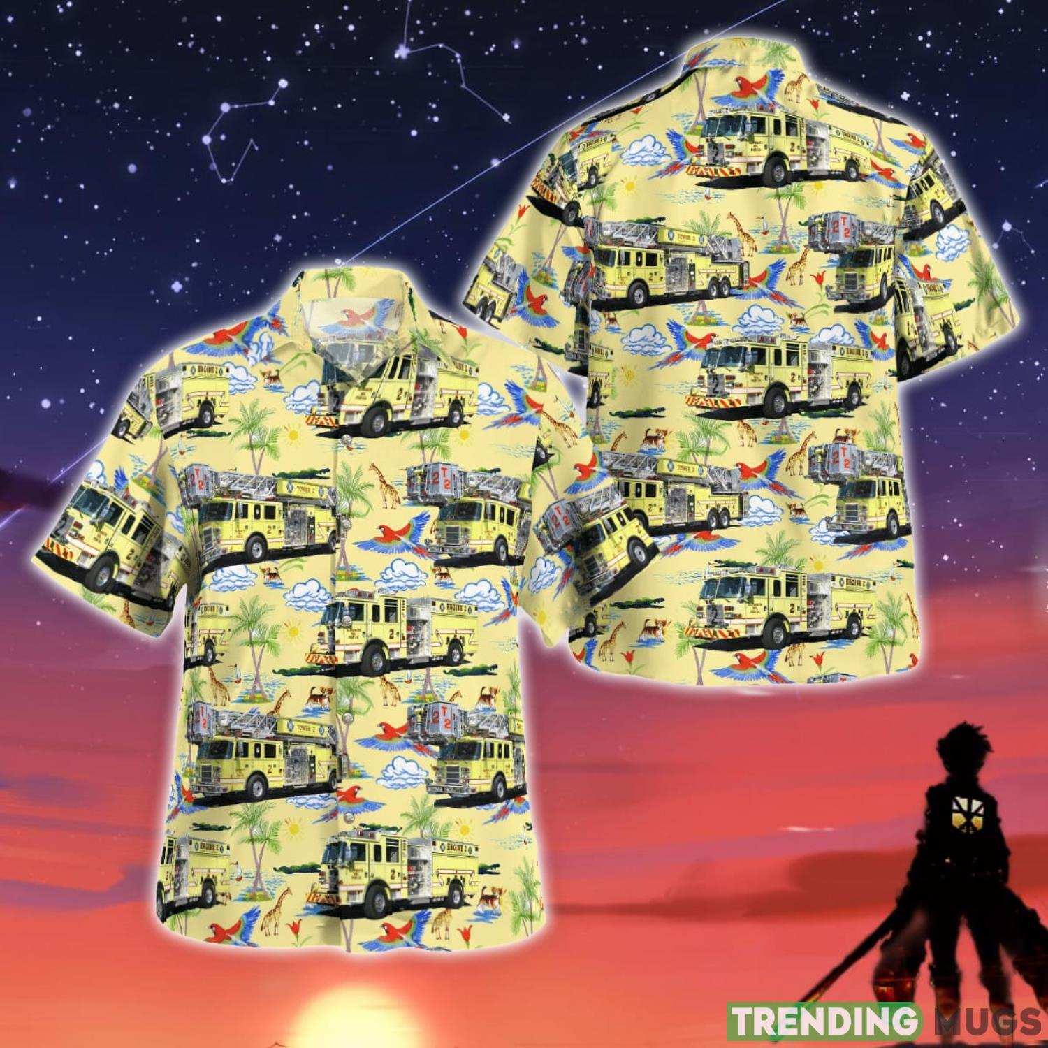 Ruther Glen Virginia Ladysmith Volunteer Fire Company 3D Hawaiian Shirt Product Photo 1 Ruther Glen Virginia Ladysmith Volunteer Fire Company 3D Hawaiian Shirt Product Photo 1