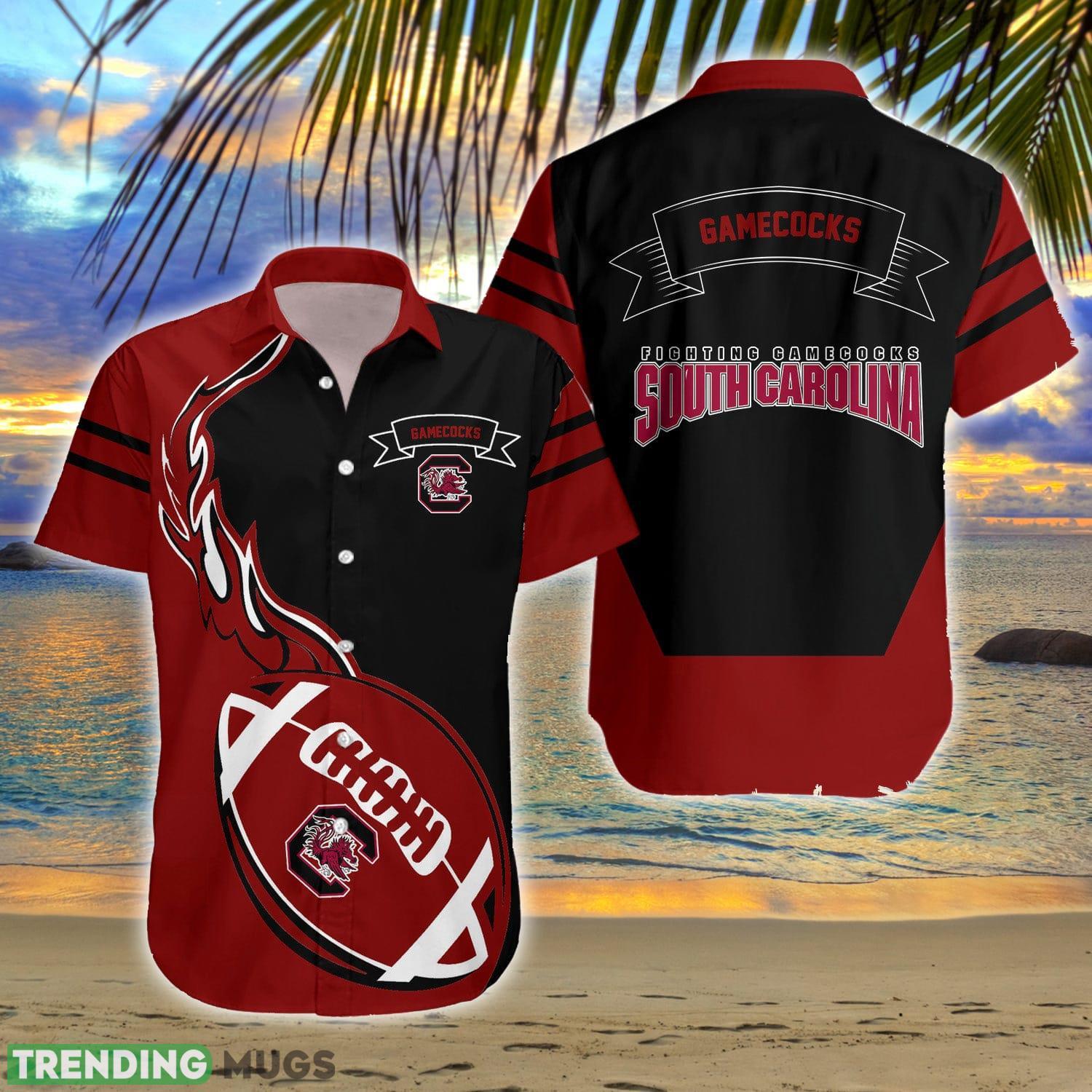 South Carolina Gamecocks Ncaa Flame Ball Print Aloha Hawaiian Shirt For Fans Hawaiian Shirt South Carolina Gamecocks Ncaa Flame Ball Print Aloha Hawaiian Shirt For Fans Hawaiian Shirt