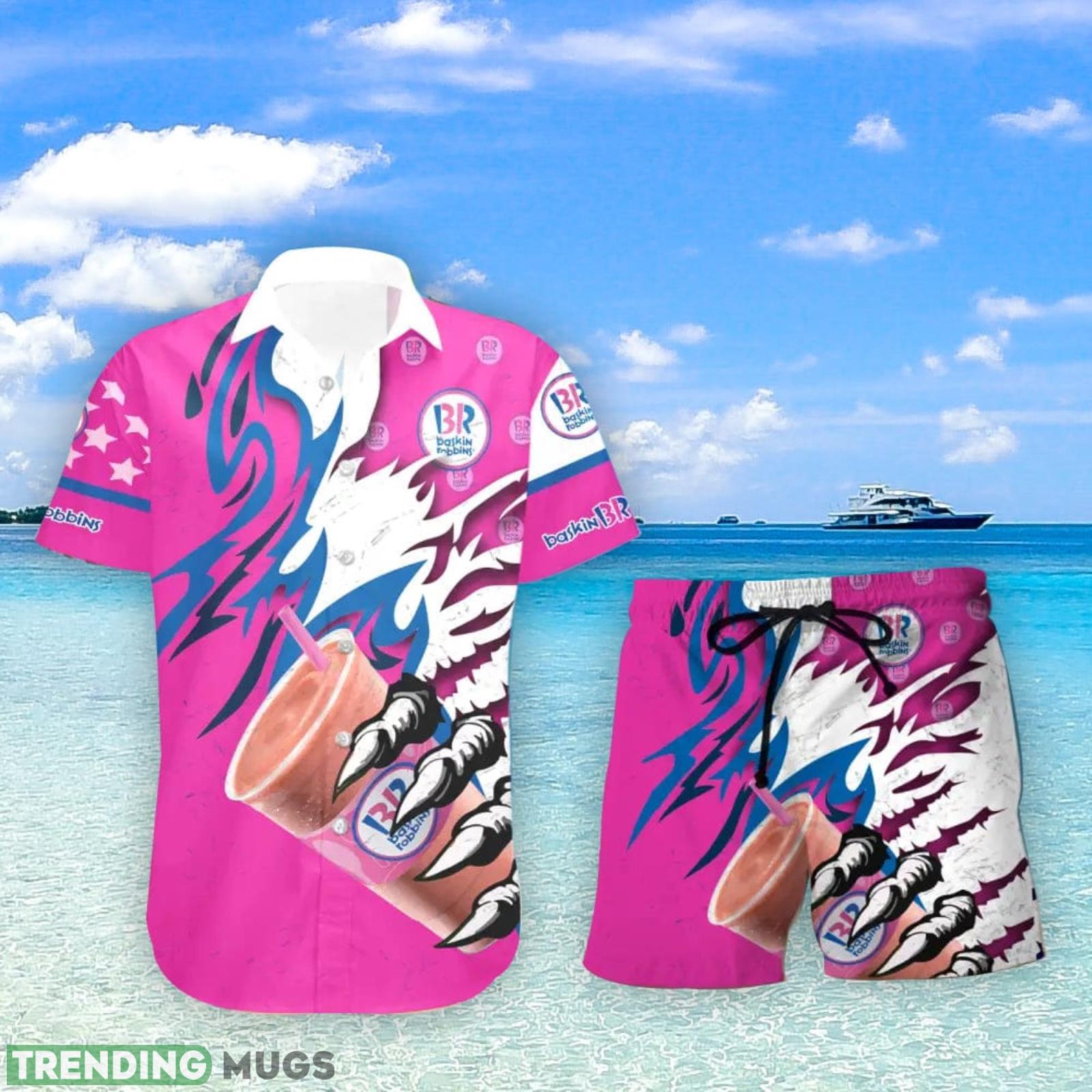Baskin Robbins Monster Claw Cool Gift Hawaiian Shirt And Shorts Men And Women Summer Gift Product Photo 1 Baskin Robbins Monster Claw Cool Gift Hawaiian Shirt And Shorts Men And Women Summer Gift Product Photo 1