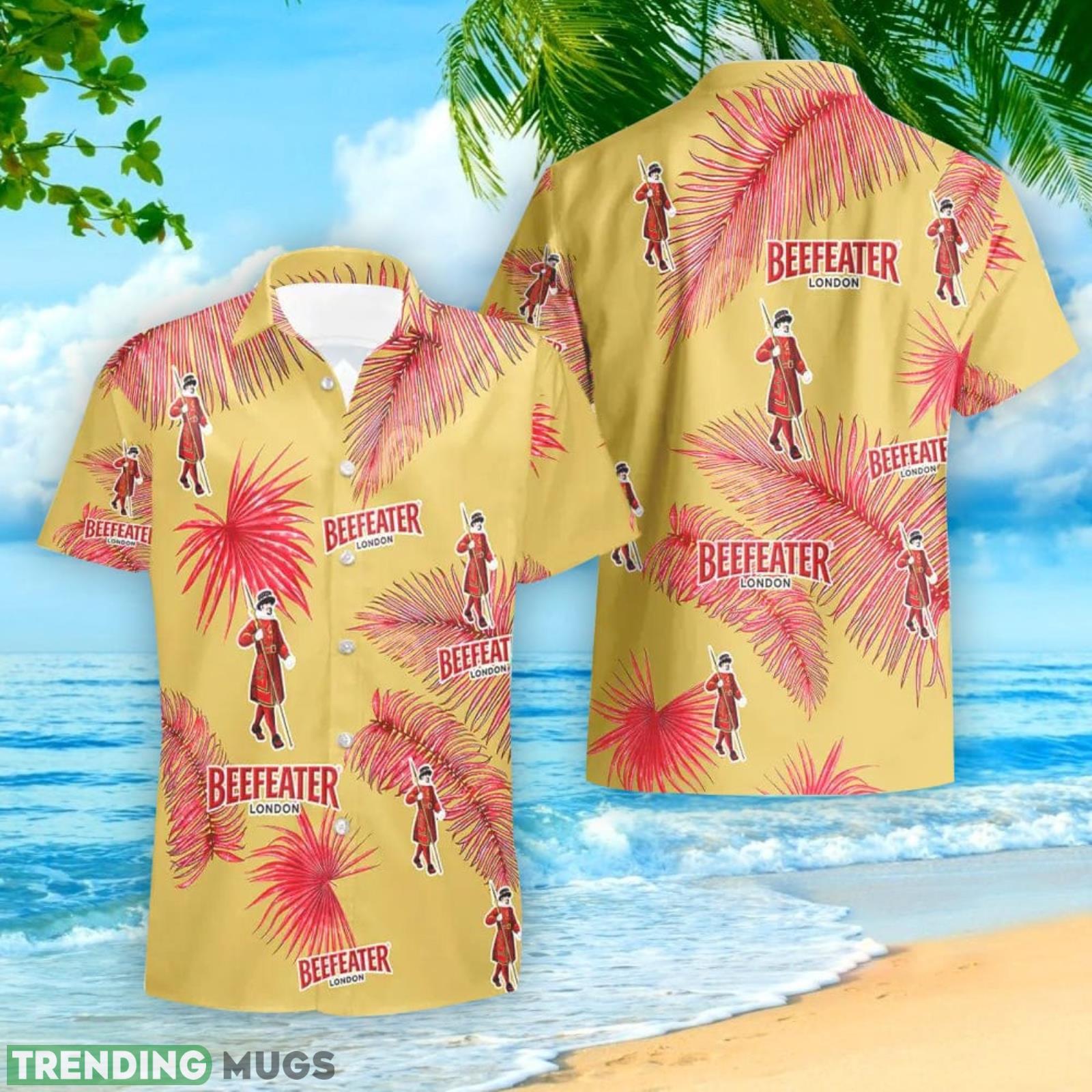 Beefeater Gin Palm Leaves Tropical Hawaiian Shirt And Shorts Unique Summer Gift Hawaiian & Short Beefeater Gin Palm Leaves Tropical Hawaiian Shirt And Shorts Unique Summer Gift Hawaiian & Short