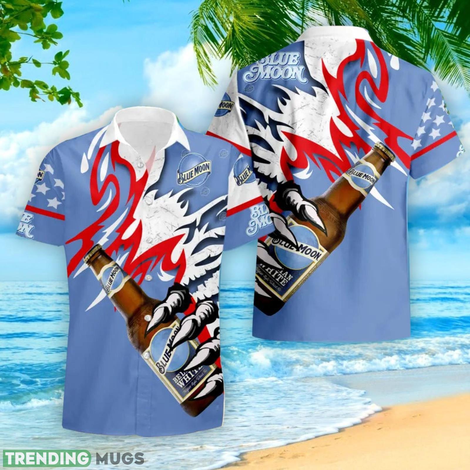 Blue Moon Beer Monster Claw Cool Gift Hawaiian Shirt And Shorts Men And Women Summer Gift Hawaiian & Short Blue Moon Beer Monster Claw Cool Gift Hawaiian Shirt And Shorts Men And Women Summer Gift Hawaiian & Short