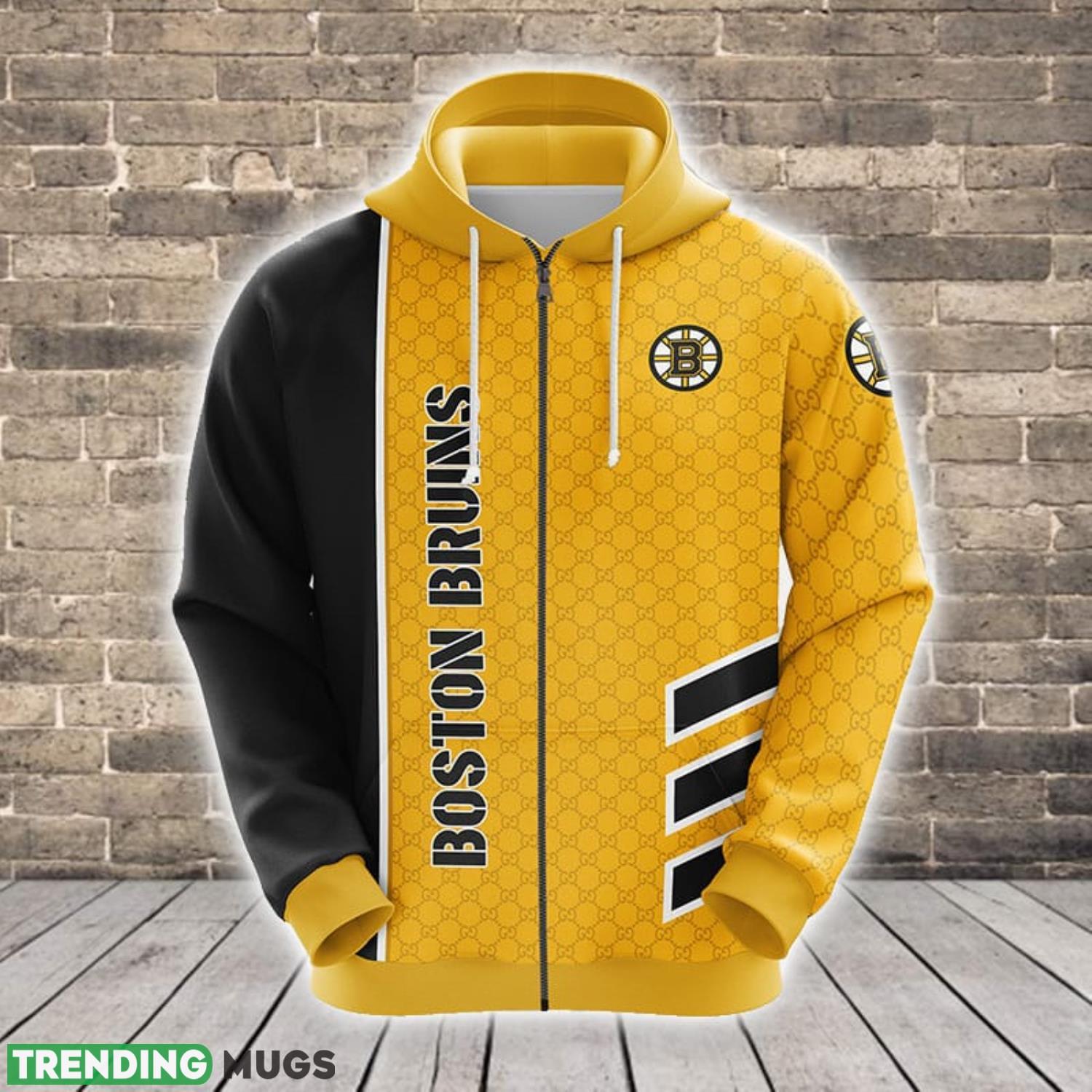 Boston Bruins NHL Yellow 3D Hoodie For Fans Best Sport Gift Men And Women Product Photo 1 Boston Bruins NHL Yellow 3D Hoodie For Fans Best Sport Gift Men And Women Product Photo 1