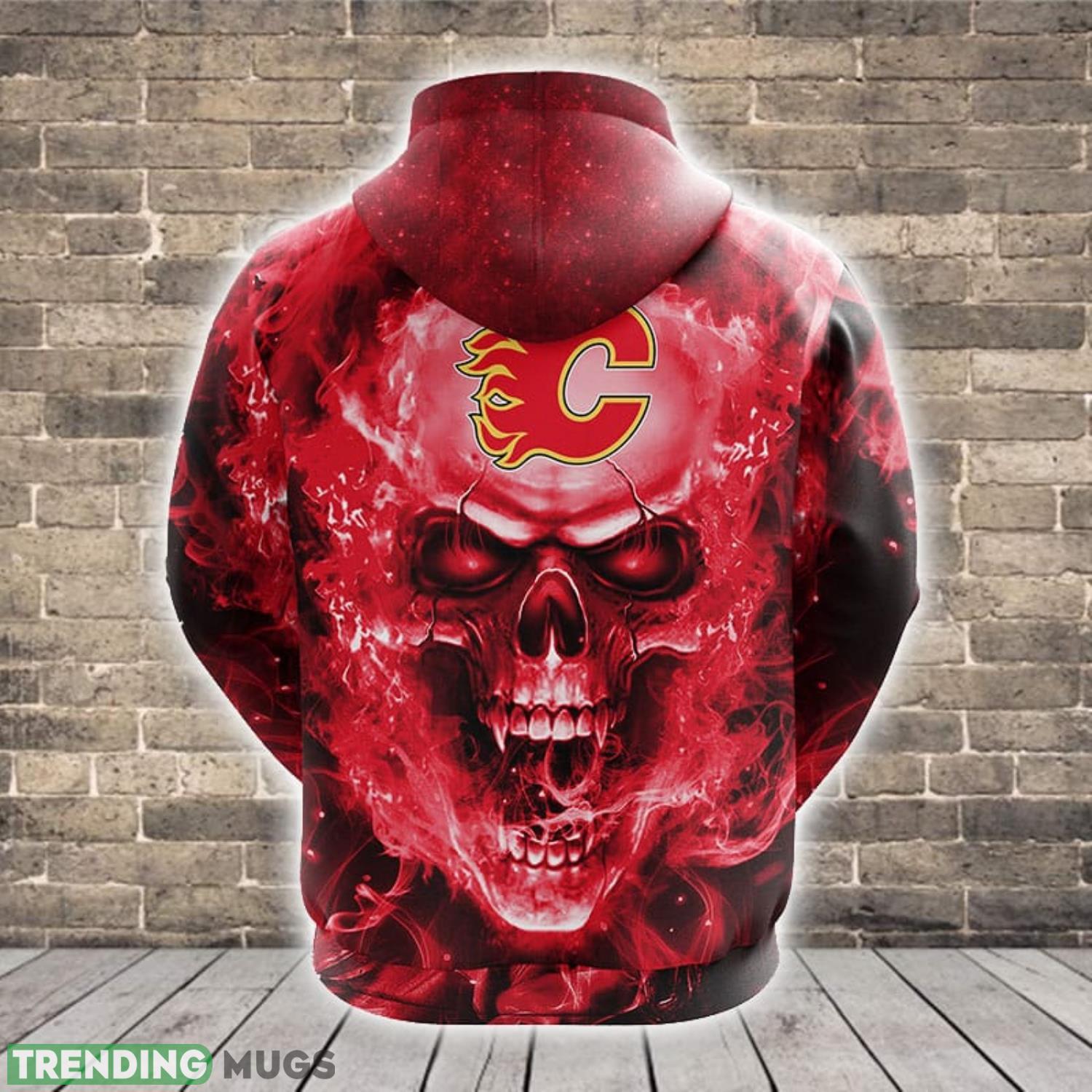 Calgary Flames NHL Skull Funny Red 3D Hoodie For Fans Best Sport Gift Men And Women 3D Hoodies Calgary Flames NHL Skull Funny Red 3D Hoodie For Fans Best Sport Gift Men And Women 3D Hoodies