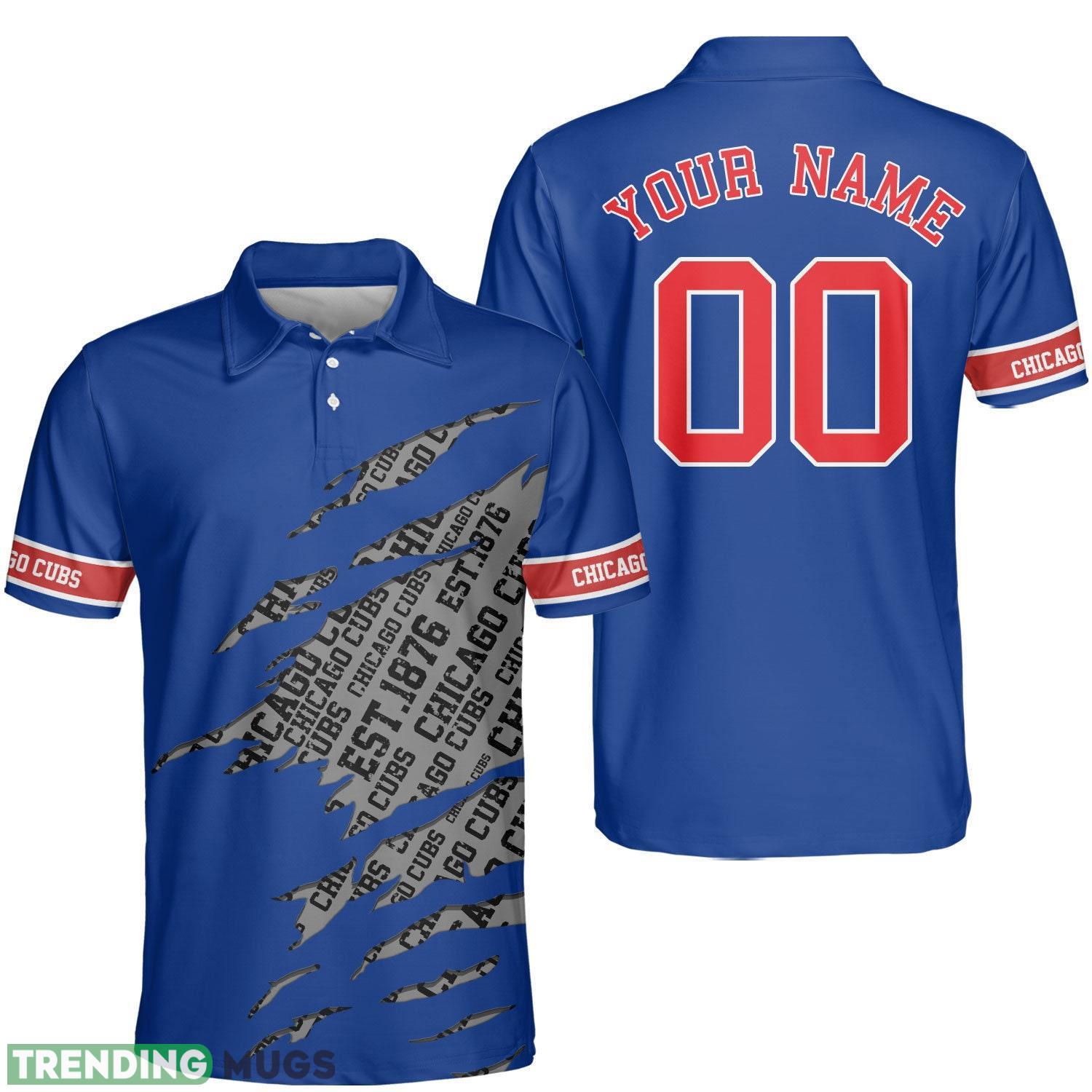 Chicago Custom Name And Number Baseball Chicago Polo Shirt For Chicago Fans Best Gift Product Photo 1 Chicago Custom Name And Number Baseball Chicago Polo Shirt For Chicago Fans Best Gift Product Photo 1