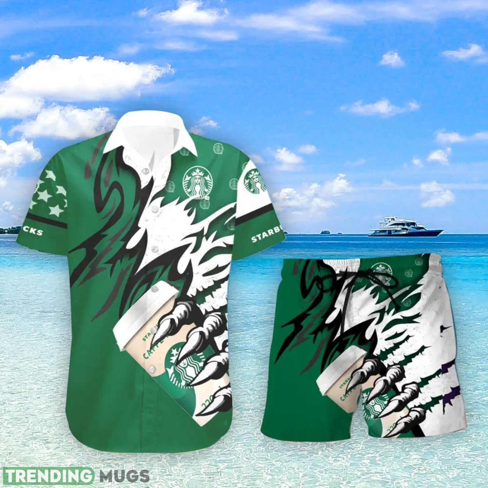 Coffee Monster Claw Cool Gift Hawaiian Shirt And Shorts Men And Women Summer Gift Hawaiian & Short Coffee Monster Claw Cool Gift Hawaiian Shirt And Shorts Men And Women Summer Gift Hawaiian & Short