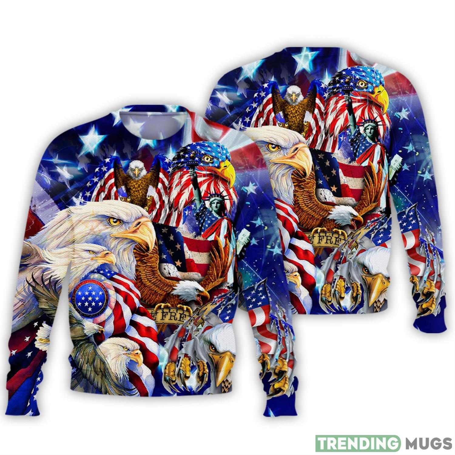 Gift Patriot Day 3D Sweater USA Flag Eagles Gifts 3D Sweater Product Photo 1 Gift Patriot Day 3D Sweater USA Flag Eagles Gifts 3D Sweater Product Photo 1