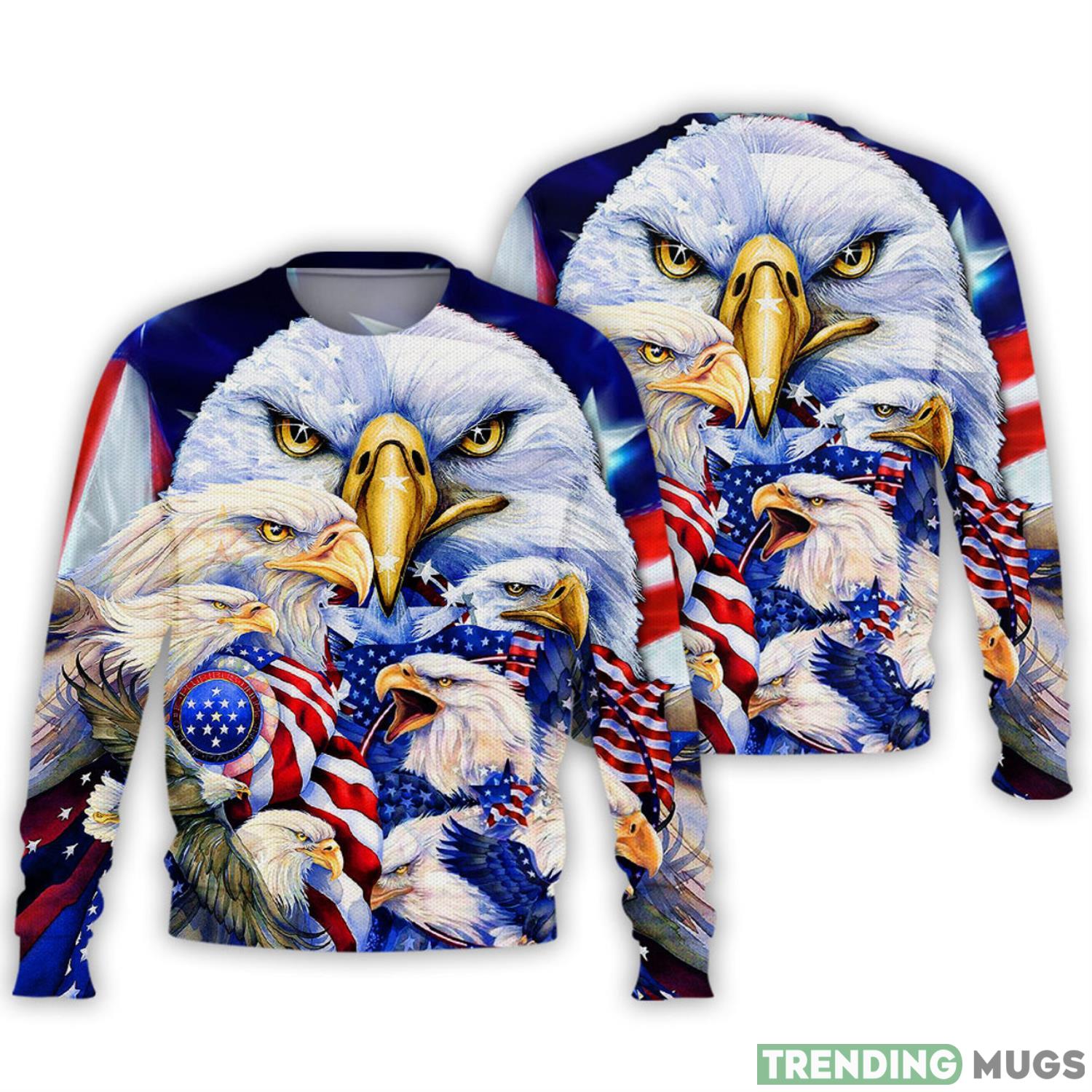 Gift Patriot Day 3D Sweater USA Flag Eagles Shining Star Gifts 3D Sweater Product Photo 1 Gift Patriot Day 3D Sweater USA Flag Eagles Shining Star Gifts 3D Sweater Product Photo 1