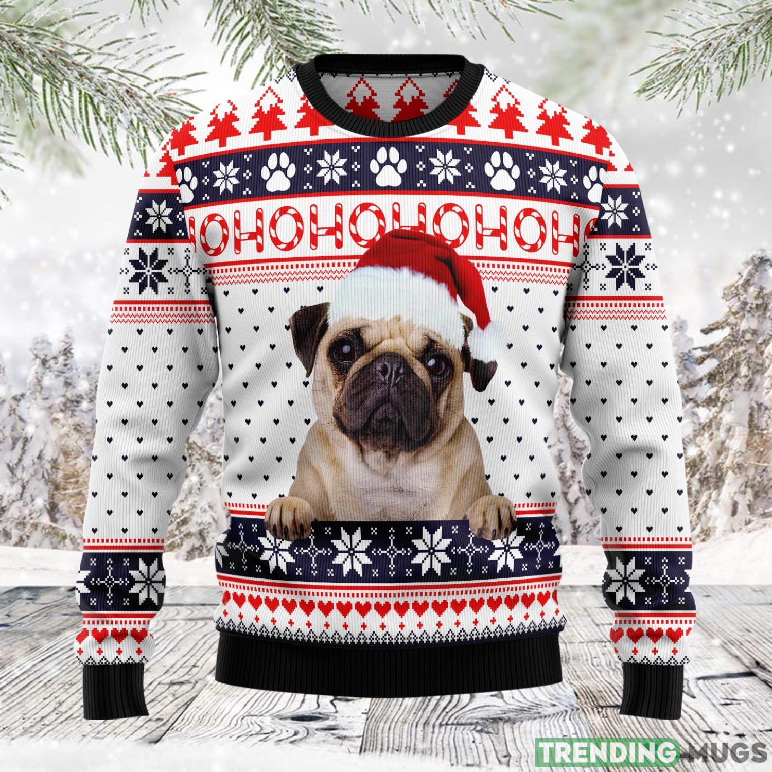 Ho Ho Ho Custom Dog Funny Family Ugly Christmas Holiday Sweater Gifts Product Photo 1 Ho Ho Ho Custom Dog Funny Family Ugly Christmas Holiday Sweater Gifts Product Photo 1