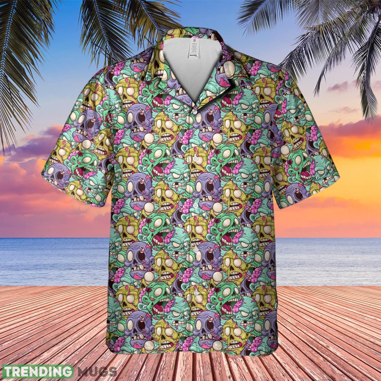 Horror Movie Face 3D Hawaiian Shirt Summer Gift For Men And Women Product Photo 1