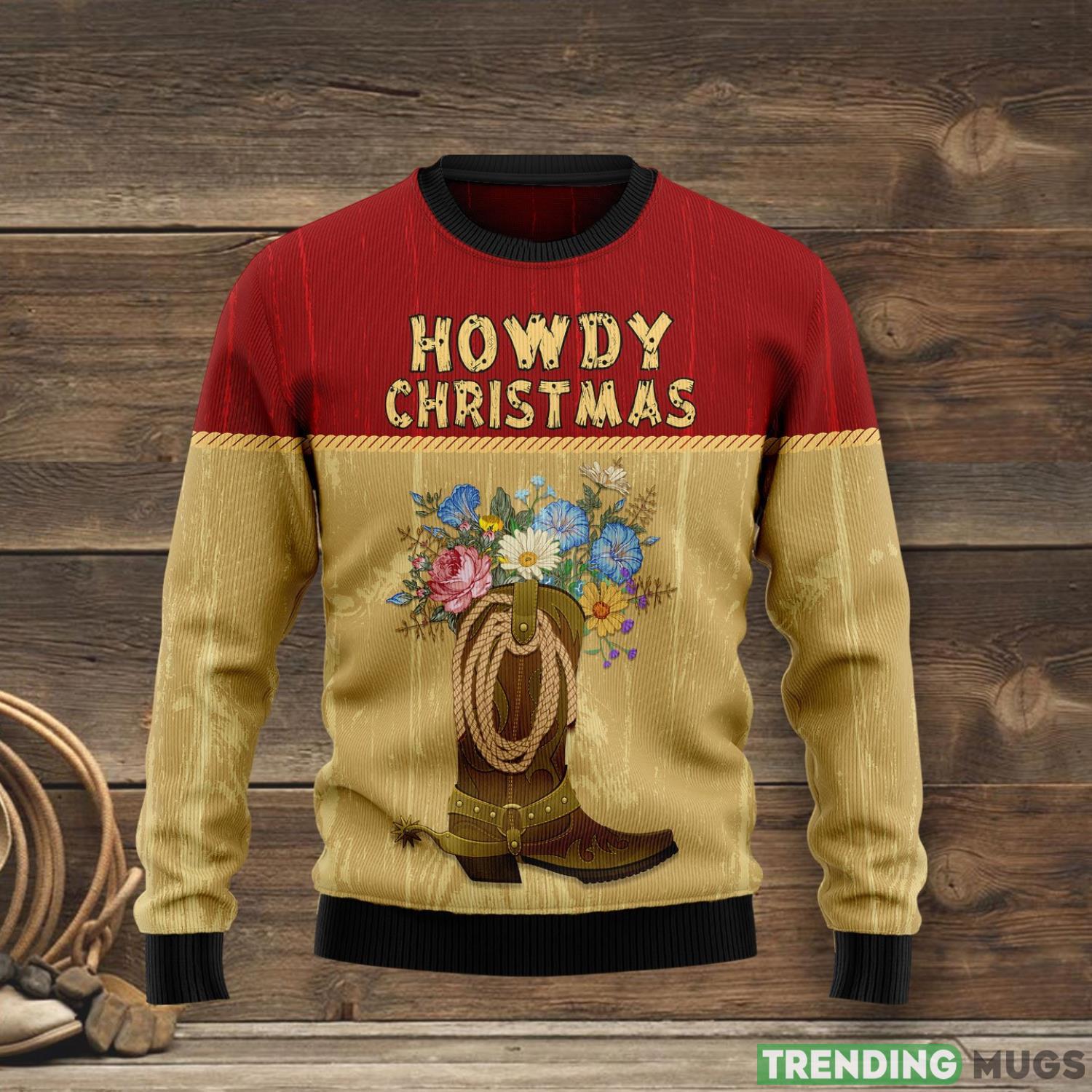 Howdy Christmas Funny Family Ugly Christmas Holiday Sweater Gifts Product Photo 1 Howdy Christmas Funny Family Ugly Christmas Holiday Sweater Gifts Product Photo 1
