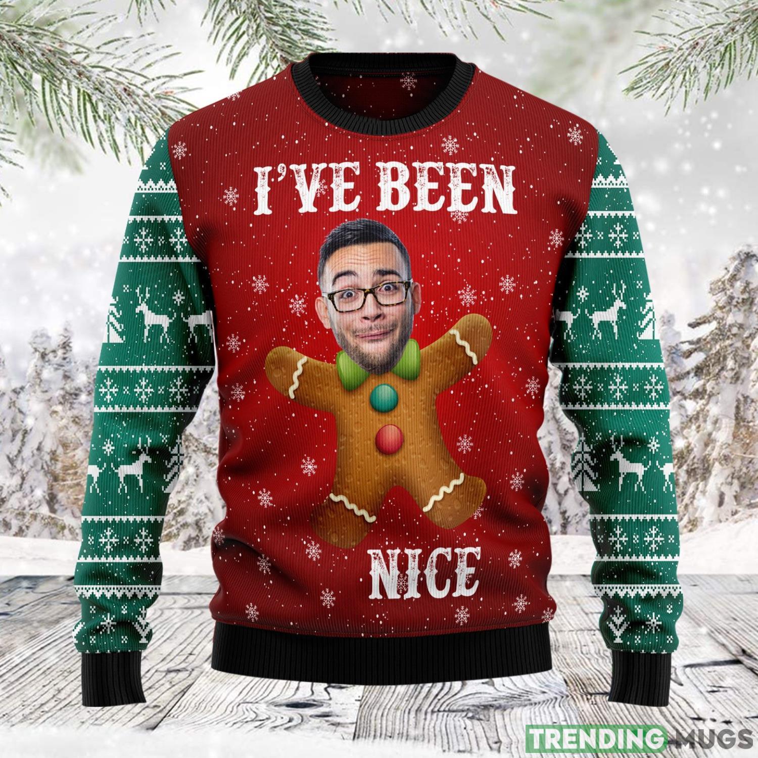 I've Been Nice Custom Photo Funny Family Ugly Christmas Holiday Sweater Gifts Product Photo 1 I've Been Nice Custom Photo Funny Family Ugly Christmas Holiday Sweater Gifts Product Photo 1