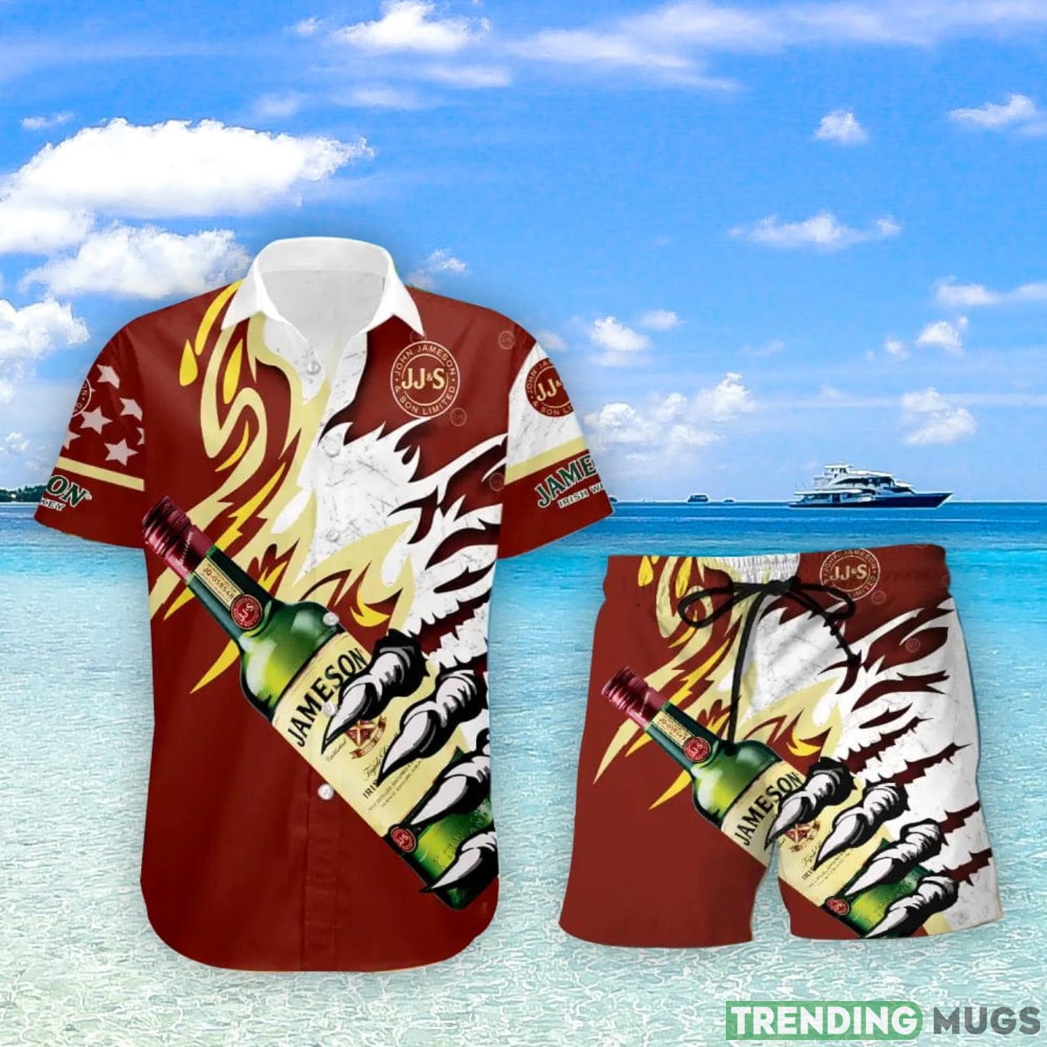 Jameson Irish Whiskey Irish Whiskey Monster Claw Cool Gift Hawaiian Shirt And Shorts Men And Women Summer Gift Hawaiian & Short Jameson Irish Whiskey Irish Whiskey Monster Claw Cool Gift Hawaiian Shirt And Shorts Men And Women Summer Gift Hawaiian & Short