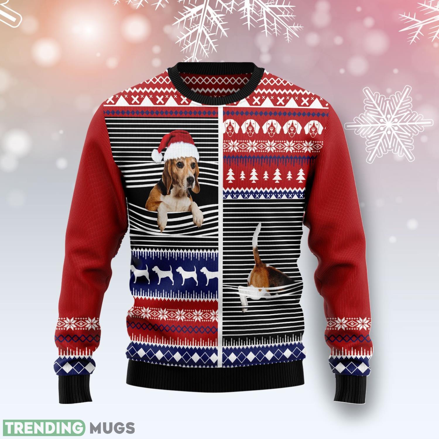 Lovely Beagle Dog Lover Best Gift Ugly Christmas Sweater Product Photo 1 Lovely Beagle Dog Lover Best Gift Ugly Christmas Sweater Product Photo 1
