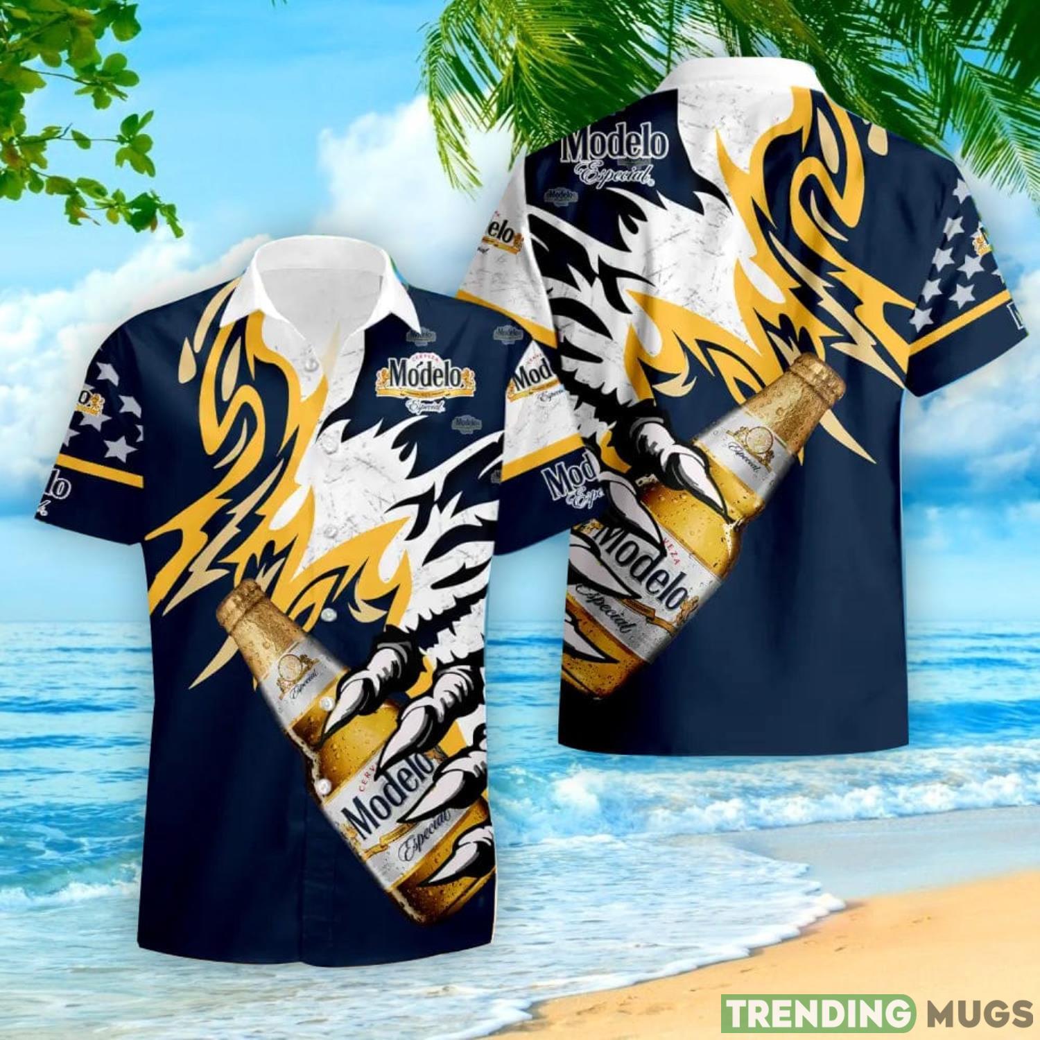 Modelo Beer Monster Claw Cool Gift Hawaiian Shirt And Shorts Men And Women Summer Gift Product Photo 1 Modelo Beer Monster Claw Cool Gift Hawaiian Shirt And Shorts Men And Women Summer Gift Product Photo 1