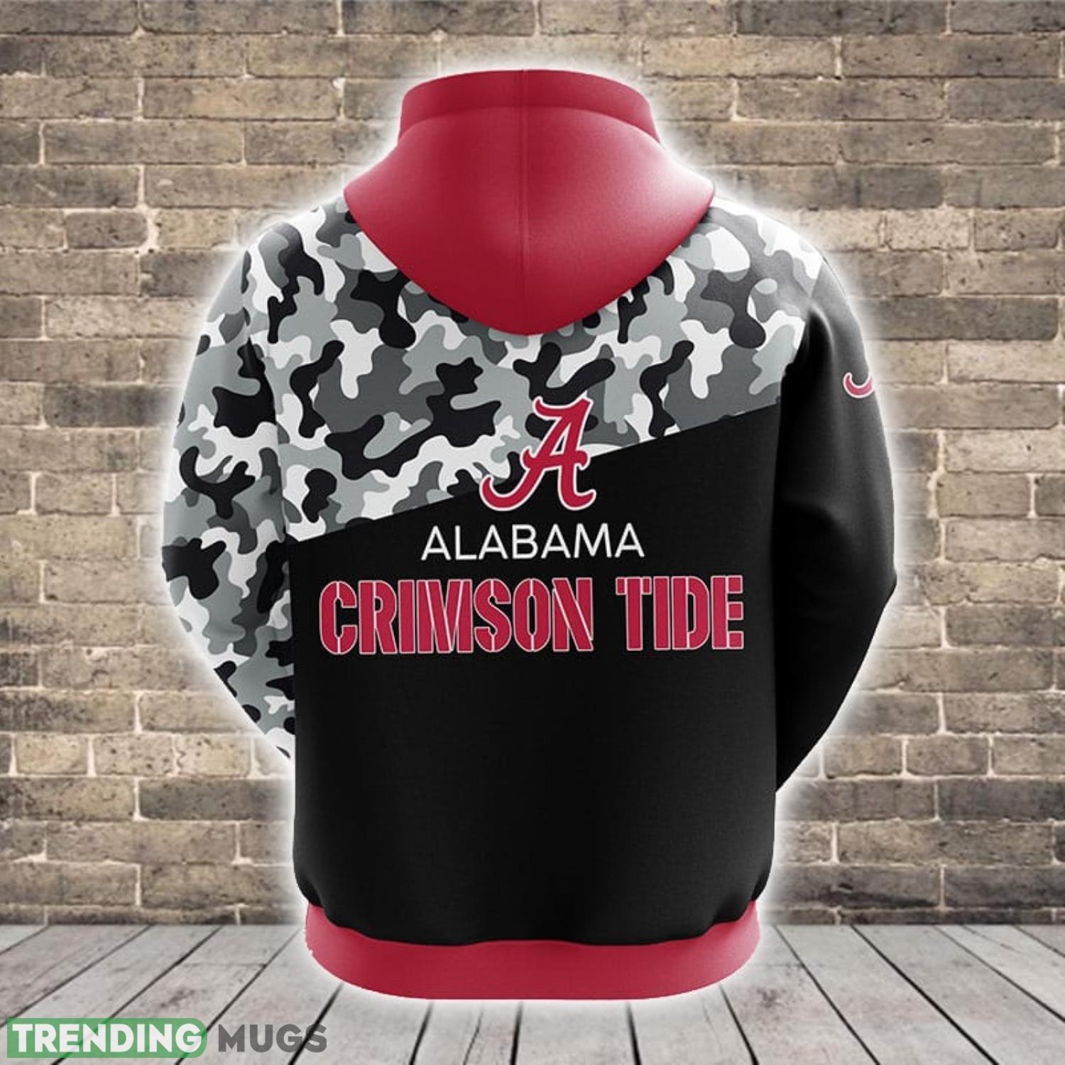 NCAA Alabama Crimson Tide Camouflage Red 3D Hoodie For Fans Best Sport Gift Men And Women 3D Hoodies NCAA Alabama Crimson Tide Camouflage Red 3D Hoodie For Fans Best Sport Gift Men And Women 3D Hoodies