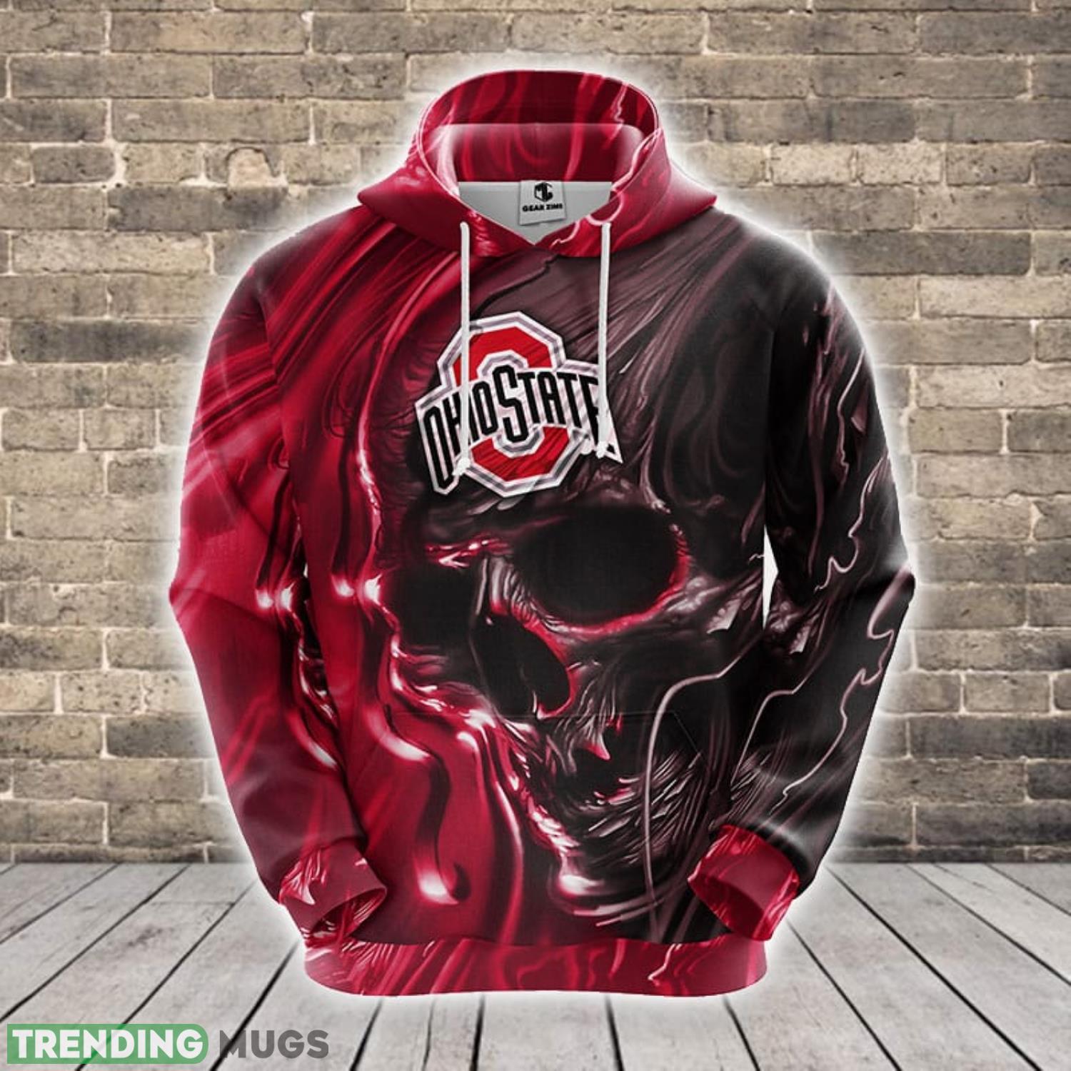 NCAA Ohio State Buckeyes Skull Pink 3D Hoodie Zip Hoodie For Men And Women Sport Gift Product Photo 1 NCAA Ohio State Buckeyes Skull Pink 3D Hoodie Zip Hoodie For Men And Women Sport Gift Product Photo 1