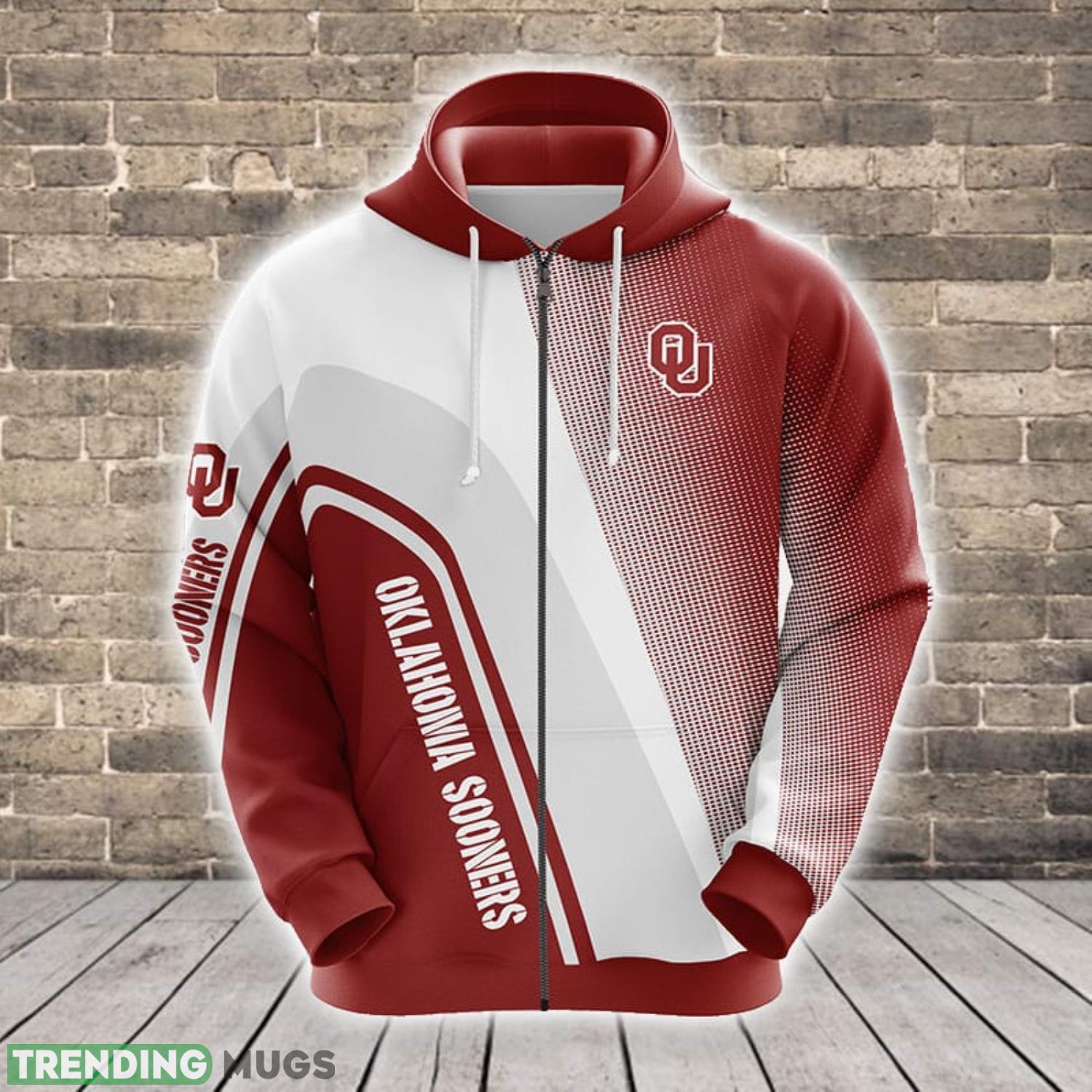 NCAA Oklahoma Sooners Red 3D Hoodie Zip Hoodie For Men And Women Sport Gift Product Photo 1 NCAA Oklahoma Sooners Red 3D Hoodie Zip Hoodie For Men And Women Sport Gift Product Photo 1
