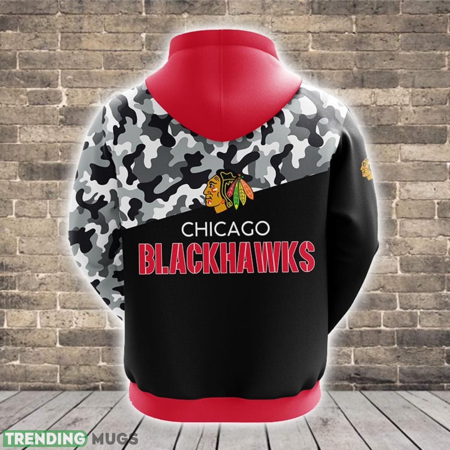 NHL Chicago Blackhawks Camouflage Red 3D Hoodie Zip Hoodie For Men And Women Sport Gift 3D Hoodies NHL Chicago Blackhawks Camouflage Red 3D Hoodie Zip Hoodie For Men And Women Sport Gift 3D Hoodies