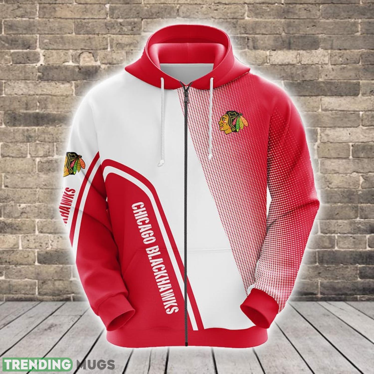 NHL Chicago Blackhawks Red Unisex 3D Hoodie Zip Hoodie For Men And Women Sport Gift Product Photo 1 NHL Chicago Blackhawks Red Unisex 3D Hoodie Zip Hoodie For Men And Women Sport Gift Product Photo 1