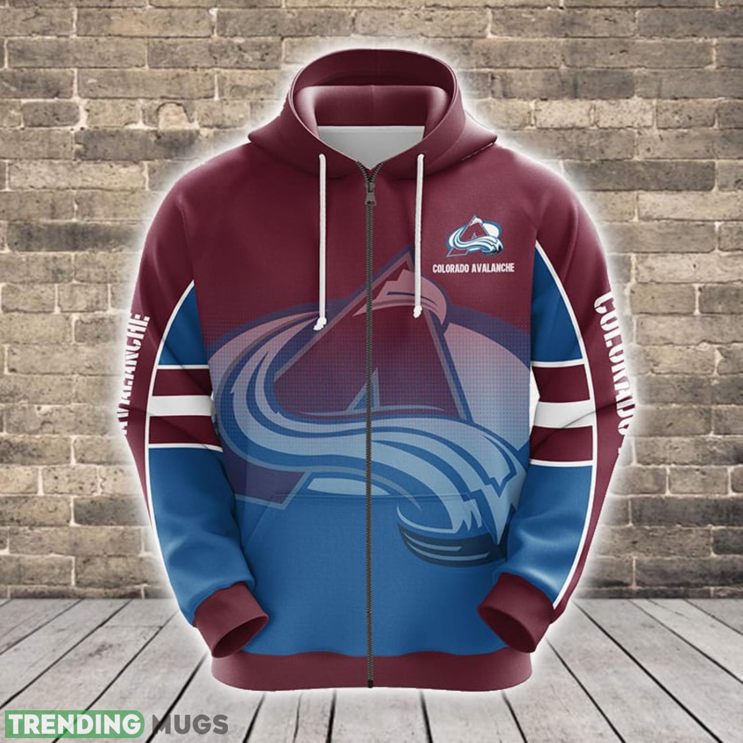 NHL Colorado Avalanche Brown Unisex 3D Hoodie Zip Hoodie For Men And Women Sport Gift Product Photo 1 NHL Colorado Avalanche Brown Unisex 3D Hoodie Zip Hoodie For Men And Women Sport Gift Product Photo 1