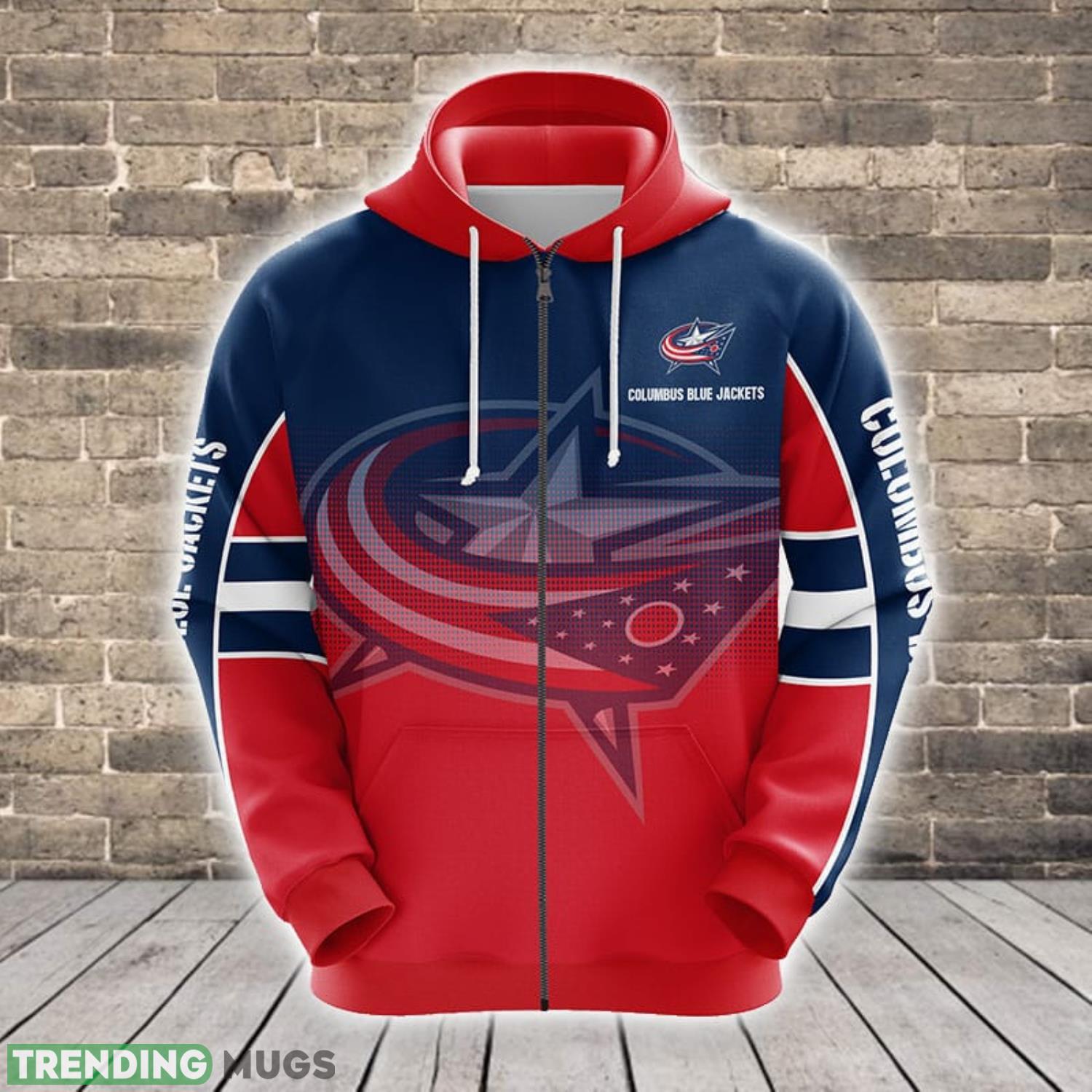 NHL Columbus Blue Jackets Red Unisex 3D Hoodie Zip Hoodie For Men And Women Sport Gift Product Photo 1 NHL Columbus Blue Jackets Red Unisex 3D Hoodie Zip Hoodie For Men And Women Sport Gift Product Photo 1