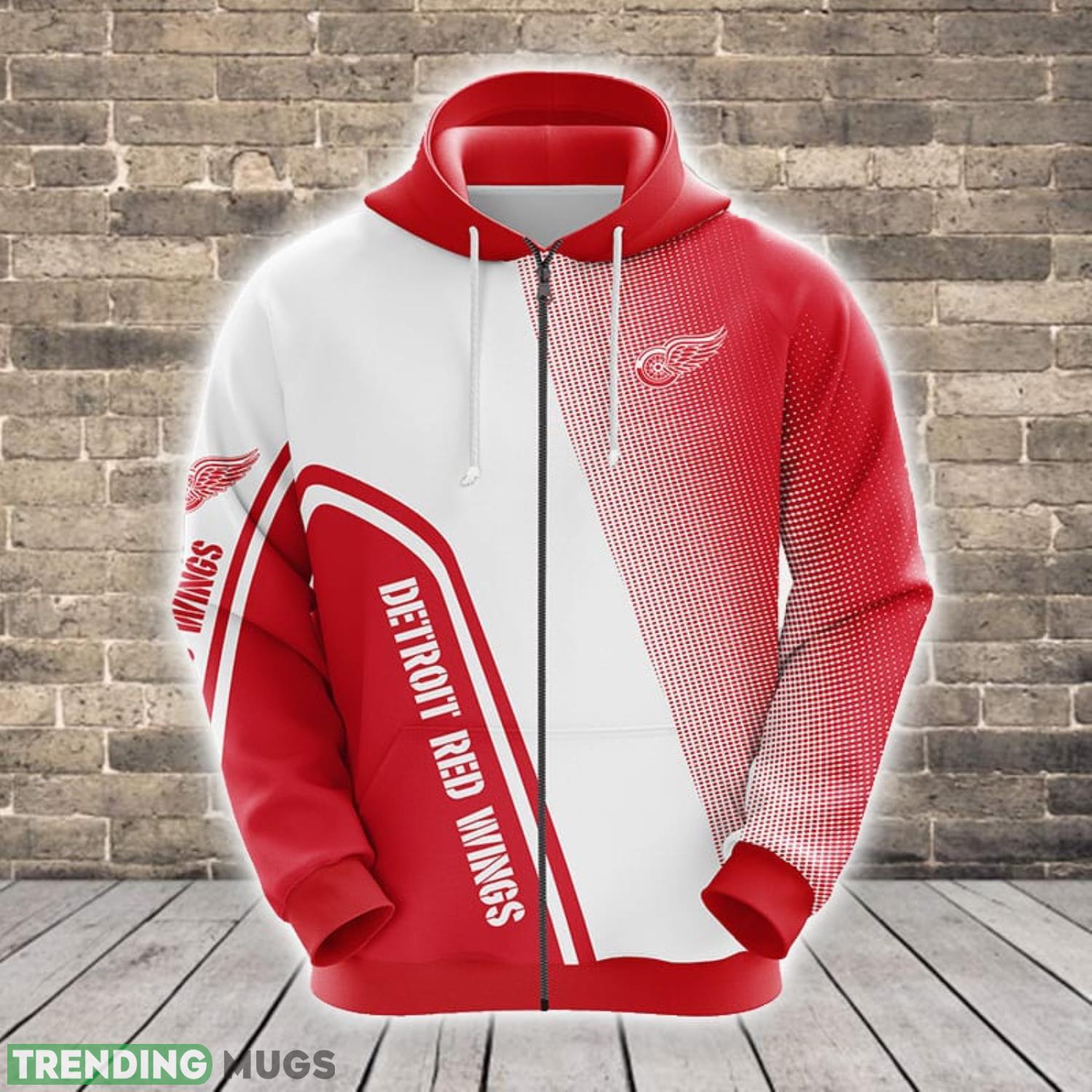 NHL Detroit Red Wings Red Unisex 3D Hoodie Zip Hoodie For Men And Women Sport Gift Product Photo 1 NHL Detroit Red Wings Red Unisex 3D Hoodie Zip Hoodie For Men And Women Sport Gift Product Photo 1