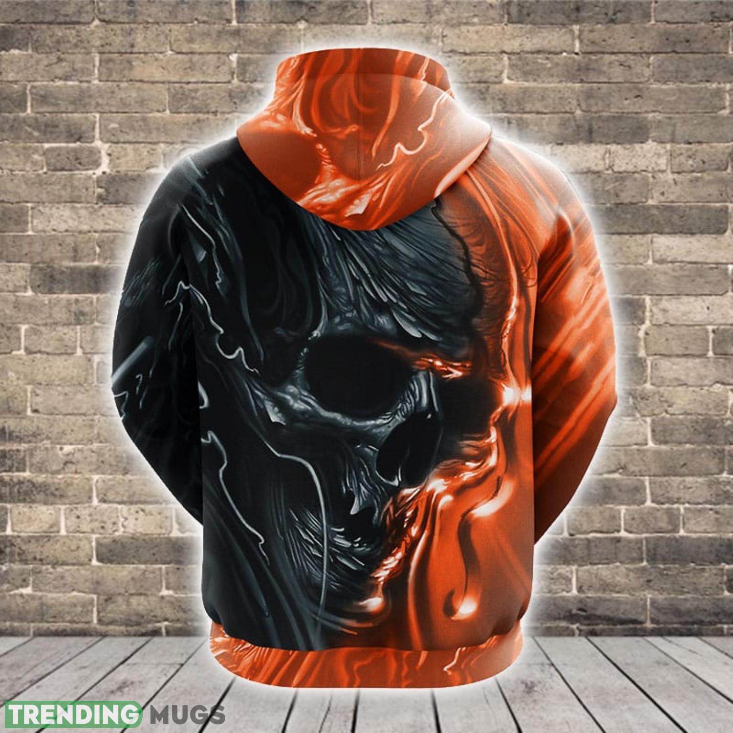 NHL Edmonton Oilers Skull Orange 3D Hoodie Zip Hoodie For Men And Women Sport Gift 3D Hoodies NHL Edmonton Oilers Skull Orange 3D Hoodie Zip Hoodie For Men And Women Sport Gift 3D Hoodies