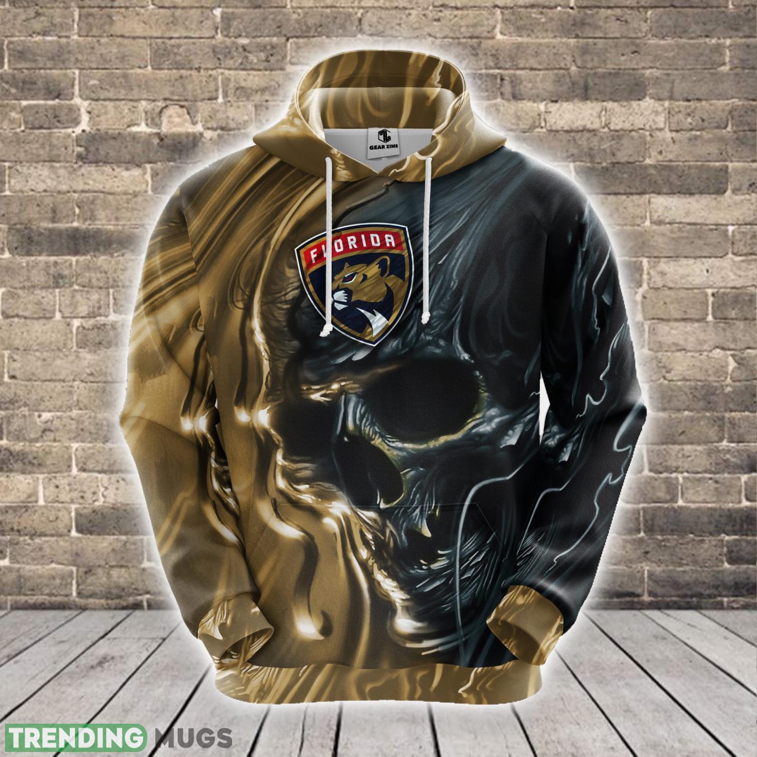 NHL Florida Panthers Skull 3D Hoodie Zip Hoodie For Men And Women Sport Gift Product Photo 1 NHL Florida Panthers Skull 3D Hoodie Zip Hoodie For Men And Women Sport Gift Product Photo 1