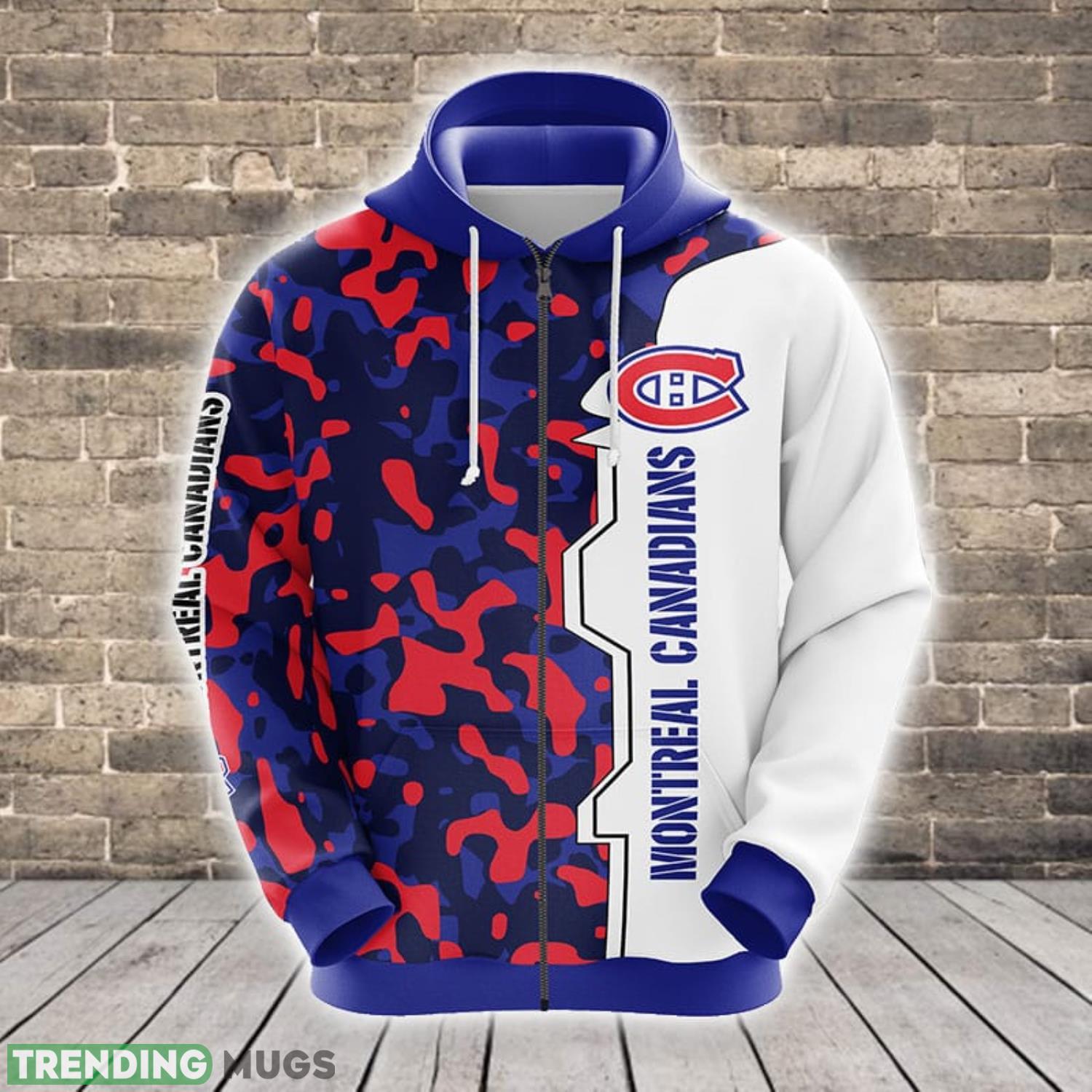 NHL Montreal Canadians Camouflage Red 3D Hoodie Zip Hoodie For Men And Women Sport Gift Product Photo 1 NHL Montreal Canadians Camouflage Red 3D Hoodie Zip Hoodie For Men And Women Sport Gift Product Photo 1