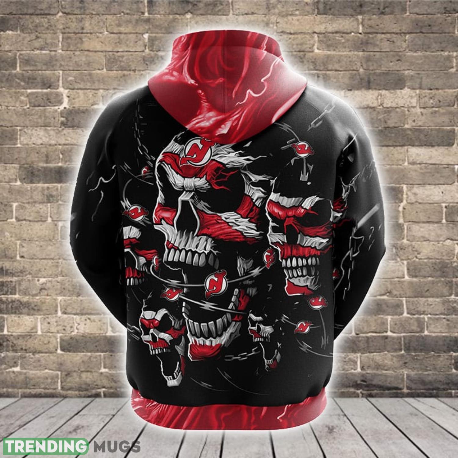 NHL New Jersey Devils Skull Funny Red 3D Hoodie Zip Hoodie For Men And Women Sport Gift 3D Hoodies NHL New Jersey Devils Skull Funny Red 3D Hoodie Zip Hoodie For Men And Women Sport Gift 3D Hoodies