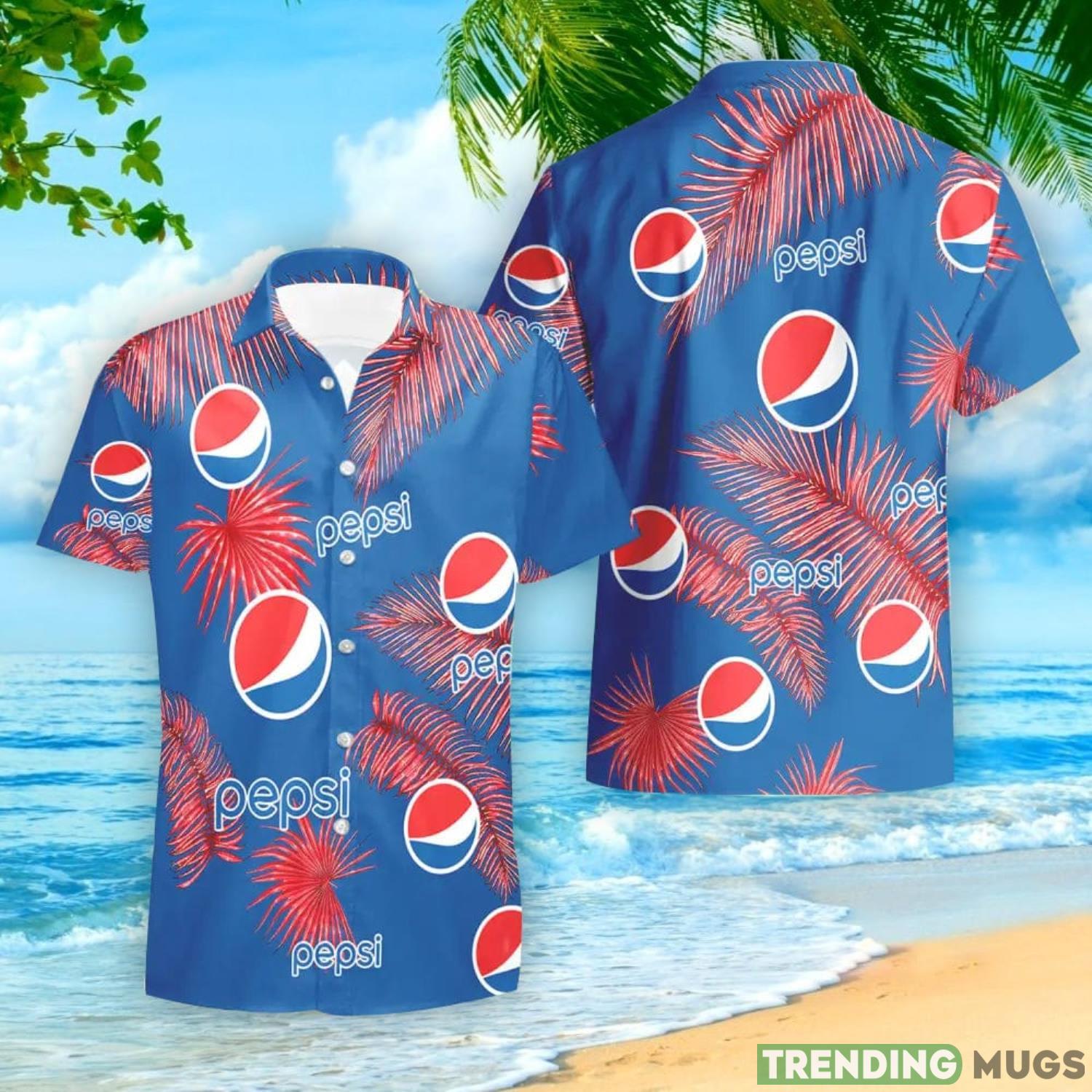 Pepsi Palm Leaves Tropical Hawaiian Shirt And Shorts Unique Summer Gift Hawaiian & Short Pepsi Palm Leaves Tropical Hawaiian Shirt And Shorts Unique Summer Gift Hawaiian & Short