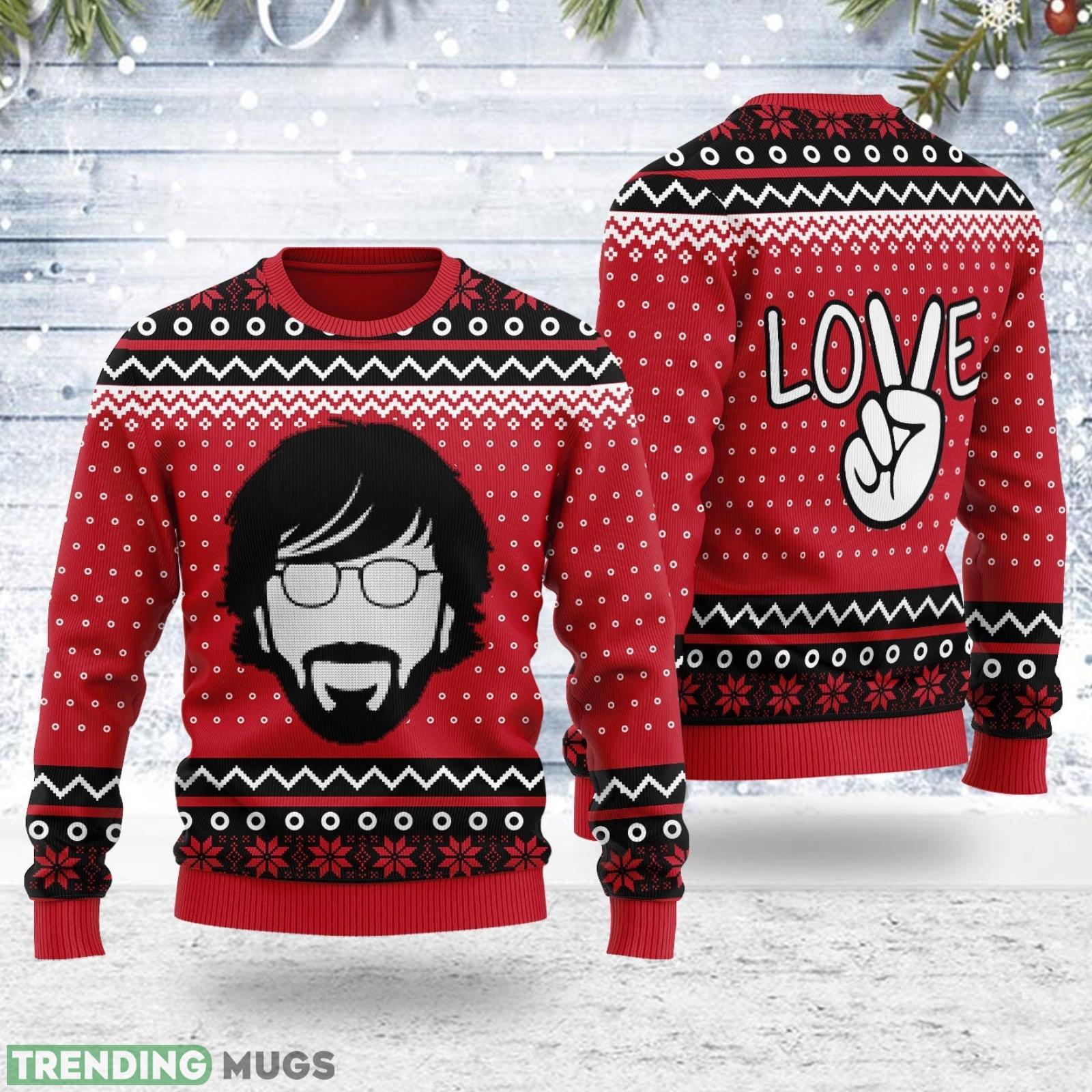 Phish Fishman Donuts Love Ugly Christmas Sweater Product Photo 1 Phish Fishman Donuts Love Ugly Christmas Sweater Product Photo 1