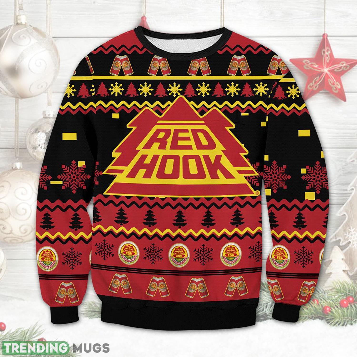 Redhook Brewery Christmas Ugly Sweater Christmas Xmas Sweater Product Photo 1 Redhook Brewery Christmas Ugly Sweater Christmas Xmas Sweater Product Photo 1