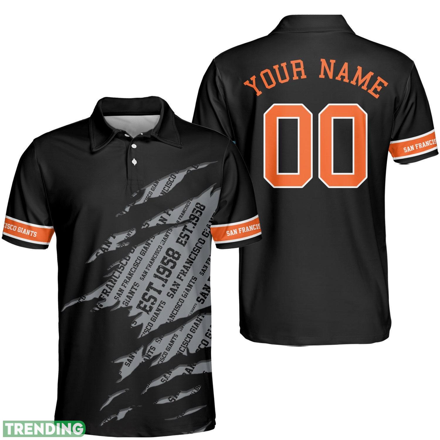 San Francisco Custom Name And Number Baseball San Francisco Polo Shirt For San Francisco Fans Golf Lover Product Photo 1 San Francisco Custom Name And Number Baseball San Francisco Polo Shirt For San Francisco Fans Golf Lover Product Photo 1