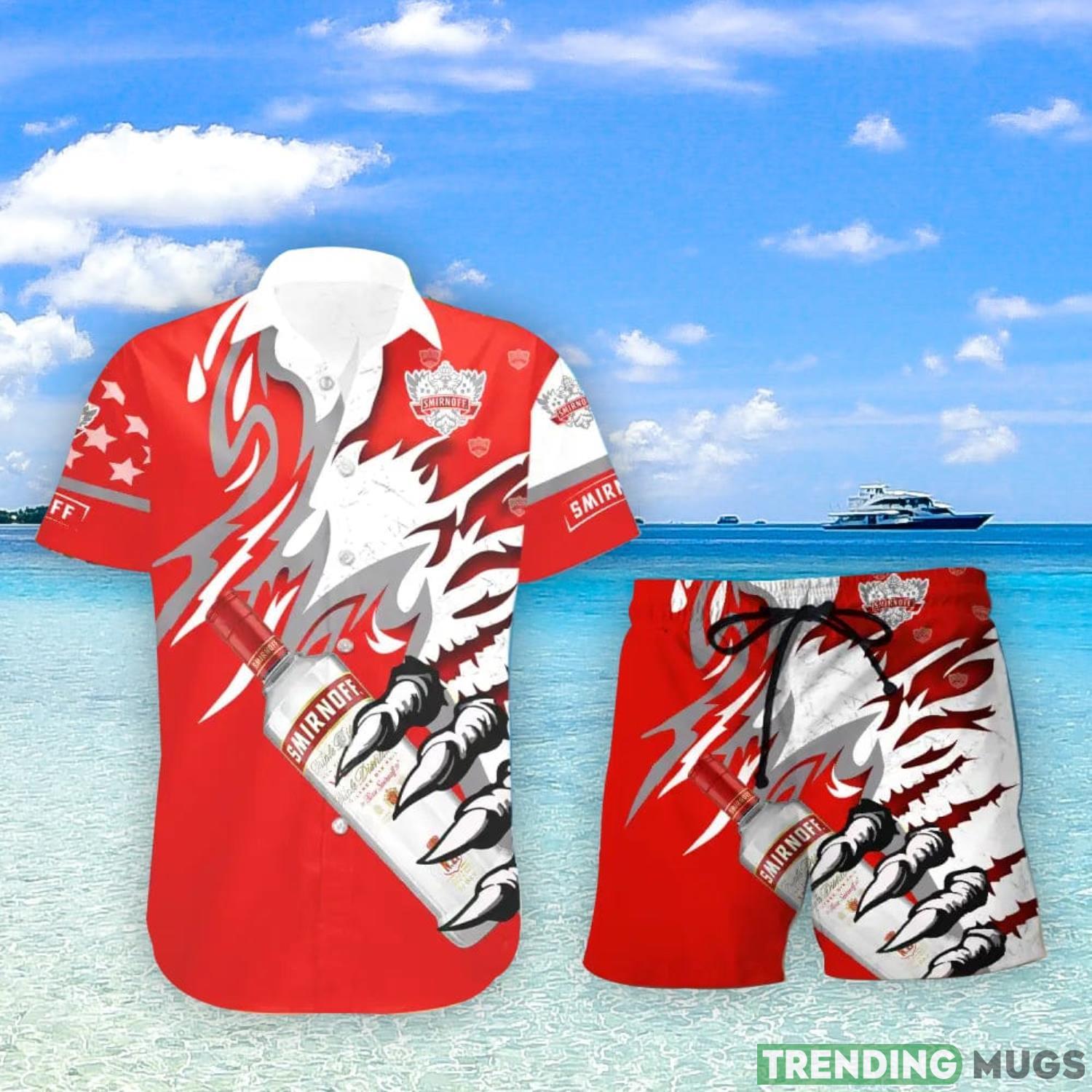 Smirnoff Vodka Monster Claw Cool Gift Hawaiian Shirt And Shorts Men And Women Summer Gift Product Photo 1 Smirnoff Vodka Monster Claw Cool Gift Hawaiian Shirt And Shorts Men And Women Summer Gift Product Photo 1