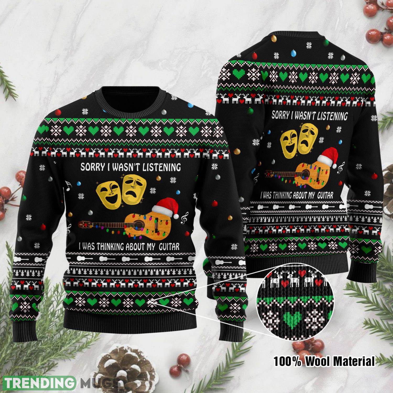 Sorry I Wasn't Listening I Was Thinking About Christmas Xmas Sweater Product Photo 1 Sorry I Wasn't Listening I Was Thinking About Christmas Xmas Sweater Product Photo 1
