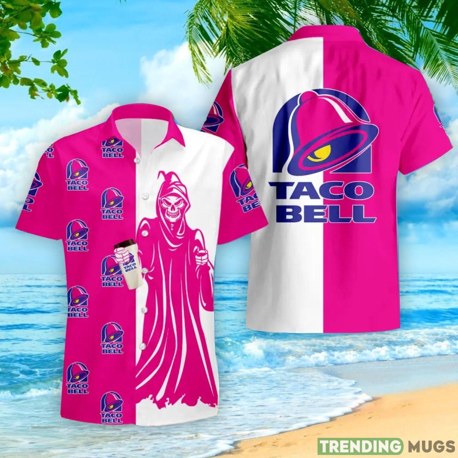 Taco Bell Death Halloween Hawaiian Shirt And Shorts Summer Gift Halloween Gift Product Photo 1 Taco Bell Death Halloween Hawaiian Shirt And Shorts Summer Gift Halloween Gift Product Photo 1