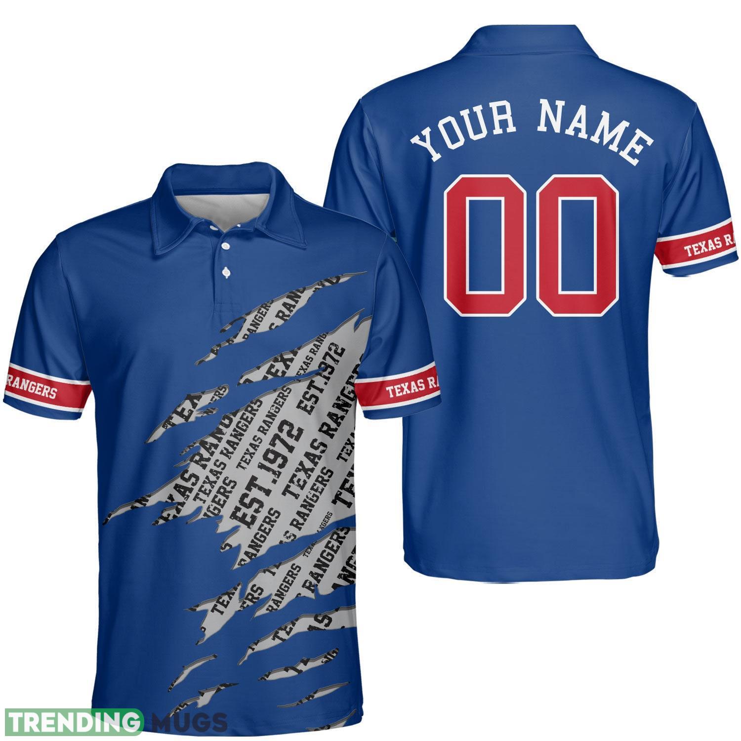 Texas Custom Name And Number Baseball Texas Polo Shirt For Texas Fans Best Gift Product Photo 1 Texas Custom Name And Number Baseball Texas Polo Shirt For Texas Fans Best Gift Product Photo 1