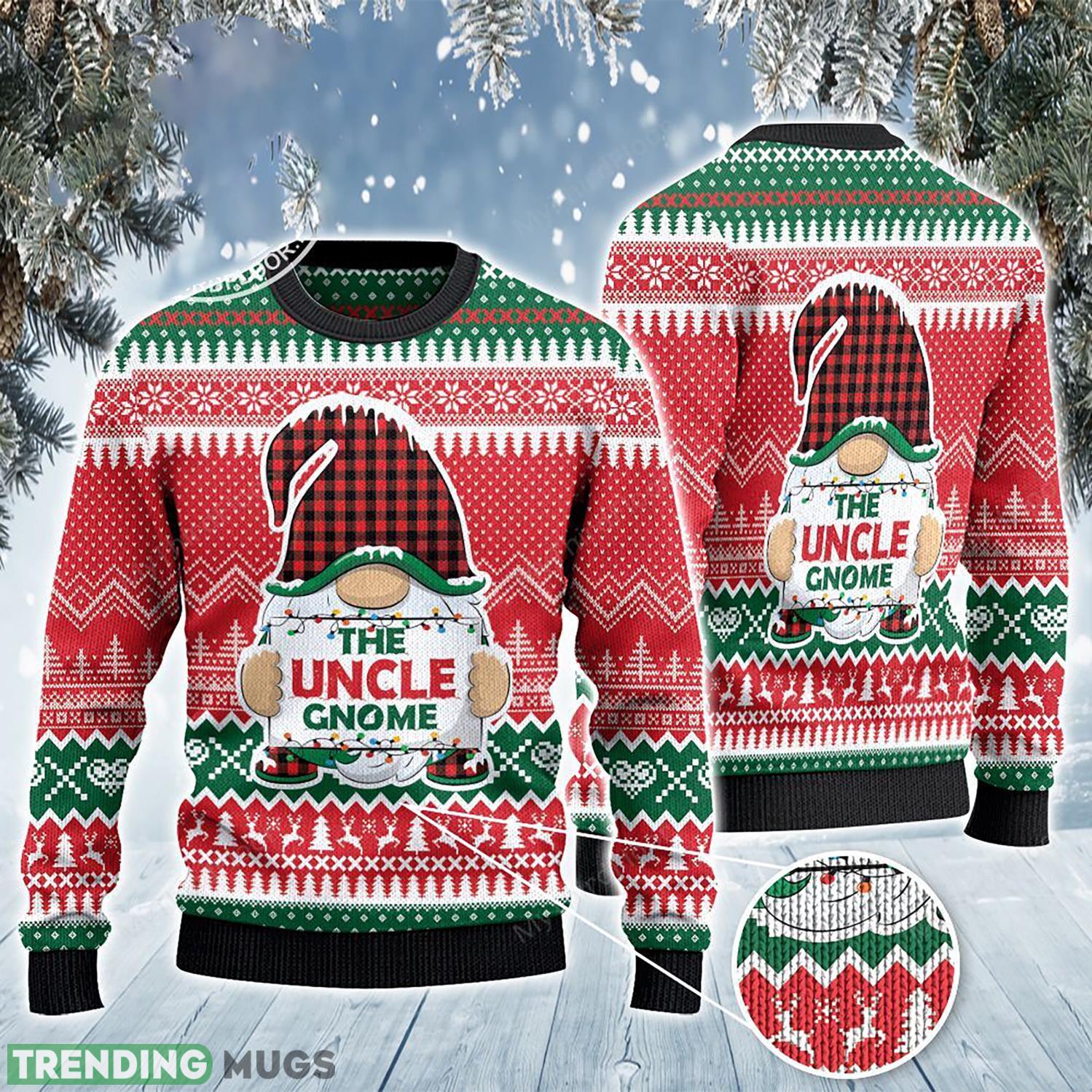 The Uncle Gnome Christmas Gift Ugly Sweater Christmas Xmas Sweater Christmas Gift For Sister Product Photo 1 The Uncle Gnome Christmas Gift Ugly Sweater Christmas Xmas Sweater Christmas Gift For Sister Product Photo 1