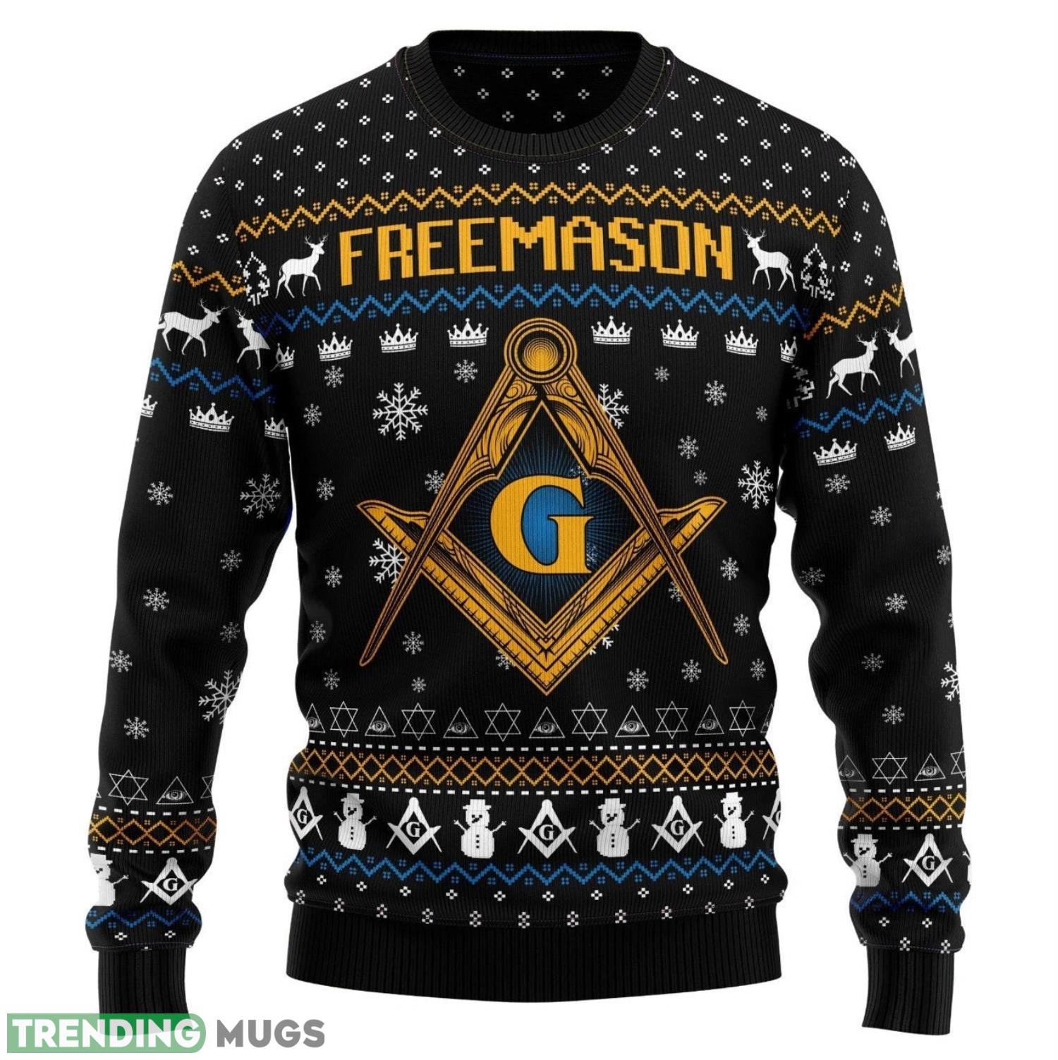 Ugly Freemasonry Ugly Christmas Sweatshirt Freemasonry Xmas Sweater Trending Xmas Gift Product Photo 1 Ugly Freemasonry Ugly Christmas Sweatshirt Freemasonry Xmas Sweater Trending Xmas Gift Product Photo 1