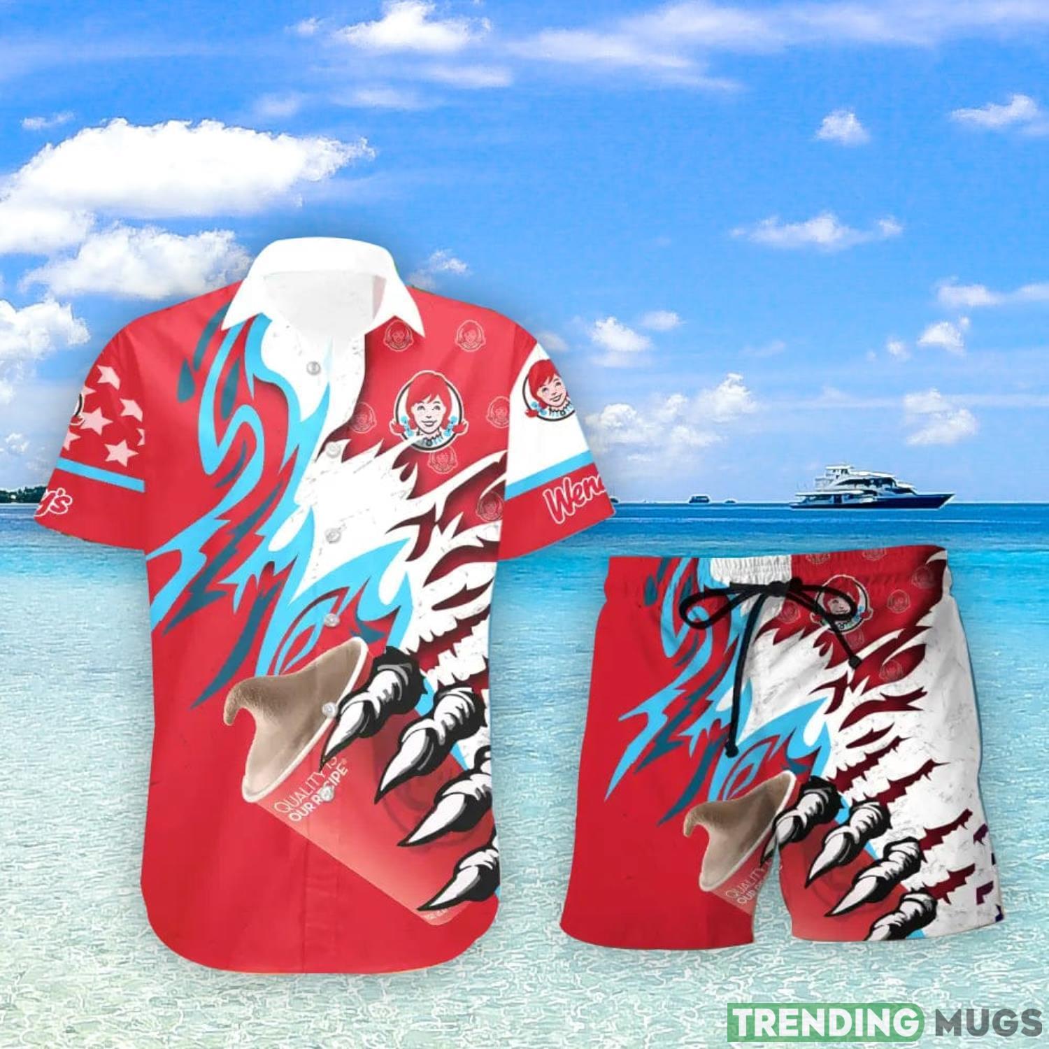 Wendy's Monster Claw Cool Gift Hawaiian Shirt And Shorts Men And Women Summer Gift Hawaiian & Short Wendy's Monster Claw Cool Gift Hawaiian Shirt And Shorts Men And Women Summer Gift Hawaiian & Short