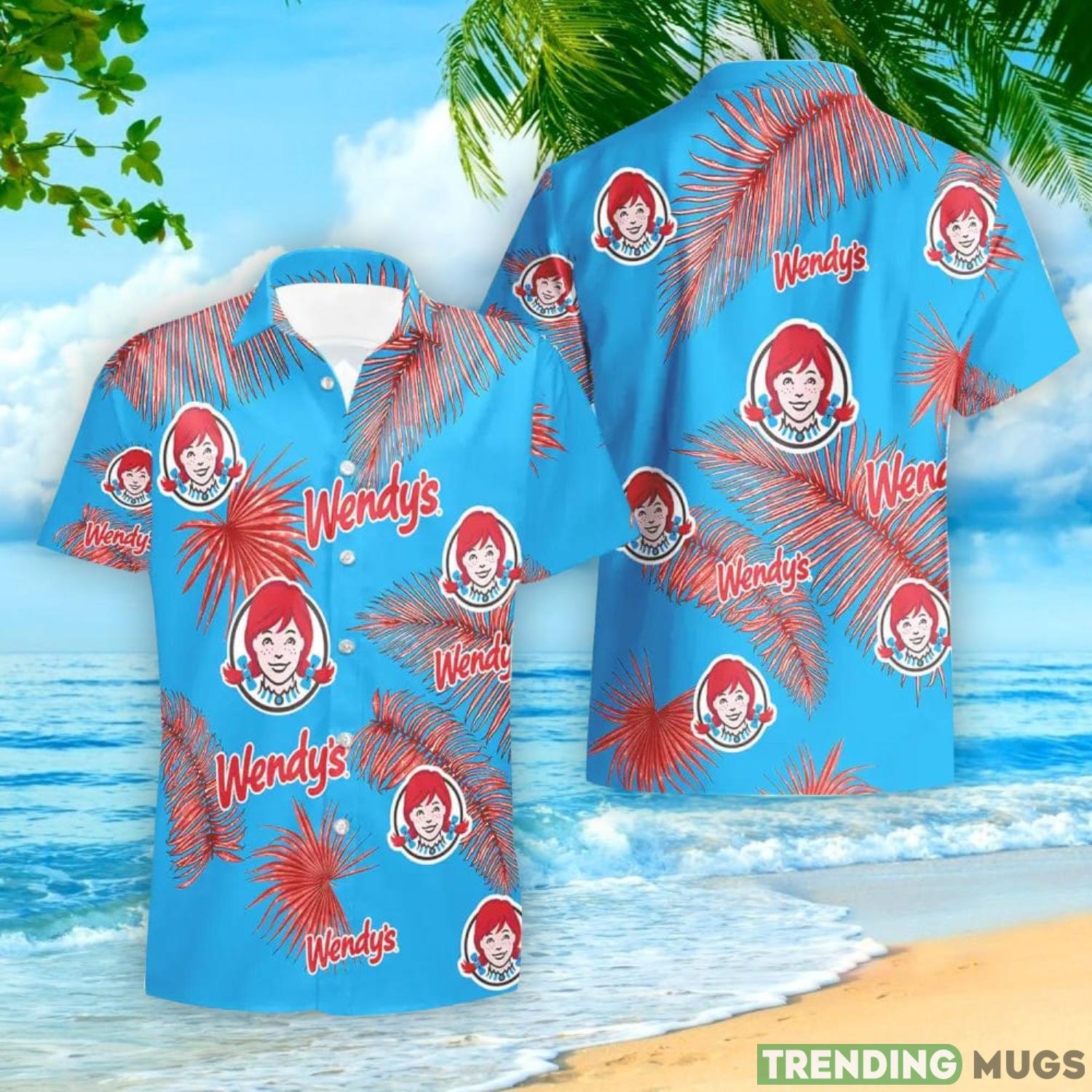 Wendy's Palm Leaves Tropical Hawaiian Shirt And Shorts Unique Summer Gift Hawaiian & Short Wendy's Palm Leaves Tropical Hawaiian Shirt And Shorts Unique Summer Gift Hawaiian & Short