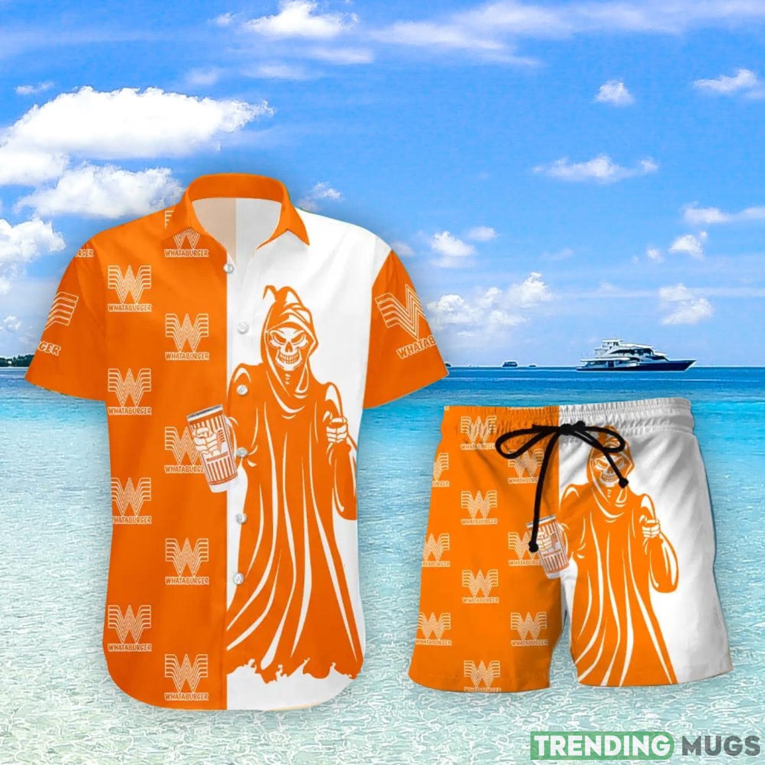 Whataburger Death Halloween Hawaiian Shirt And Shorts Summer Gift Halloween Gift Hawaiian & Short Whataburger Death Halloween Hawaiian Shirt And Shorts Summer Gift Halloween Gift Hawaiian & Short