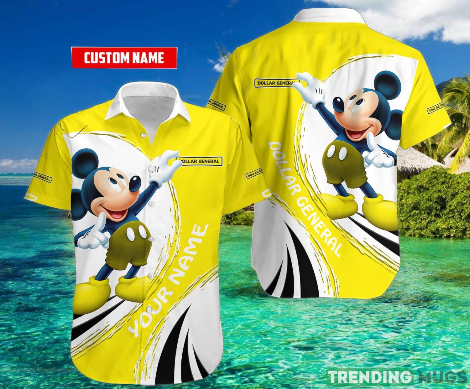 3D All Over Printed Dollar General Mickey Short Sleeve Summer Gift Hawaiian Shirt Custom Name Product Photo 1 3D All Over Printed Dollar General Mickey Short Sleeve Summer Gift Hawaiian Shirt Custom Name Product Photo 1