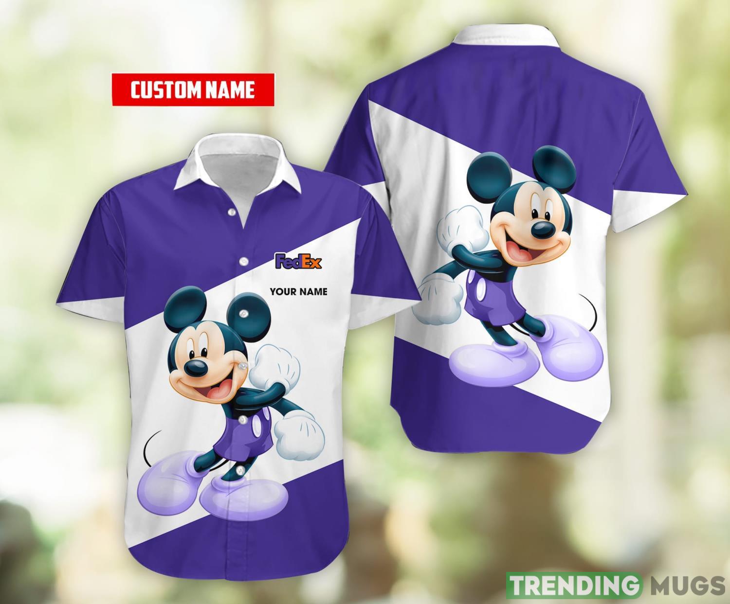 3D All Over Printed Fedex Mickey Lover Short Gift Sleeve Summer Gift Hawaiian Shirt Custom Name Product Photo 1 3D All Over Printed Fedex Mickey Lover Short Gift Sleeve Summer Gift Hawaiian Shirt Custom Name Product Photo 1